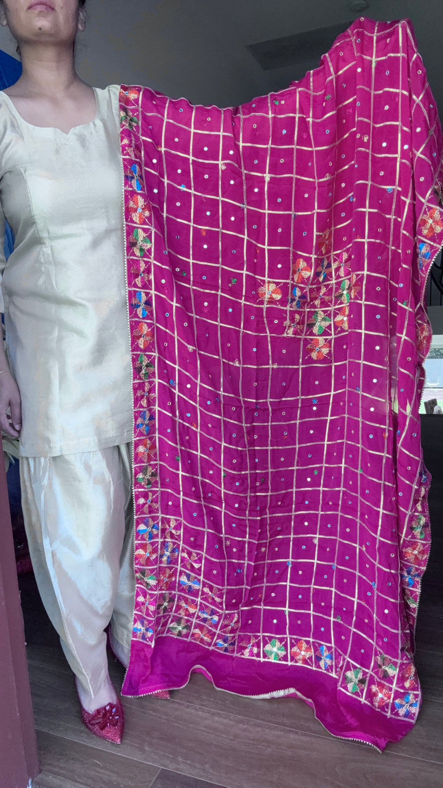 Chinon Phulkari Hand Work – Punjabi Virsa Heritage – Australia