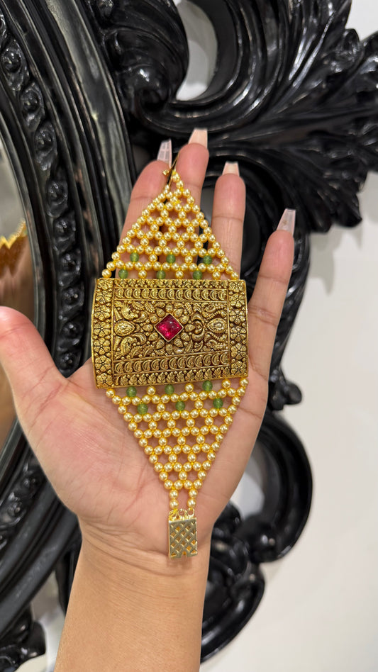 Gold Plated Bahi Bracelet for Women | Traditional Indian Jewellery Australia