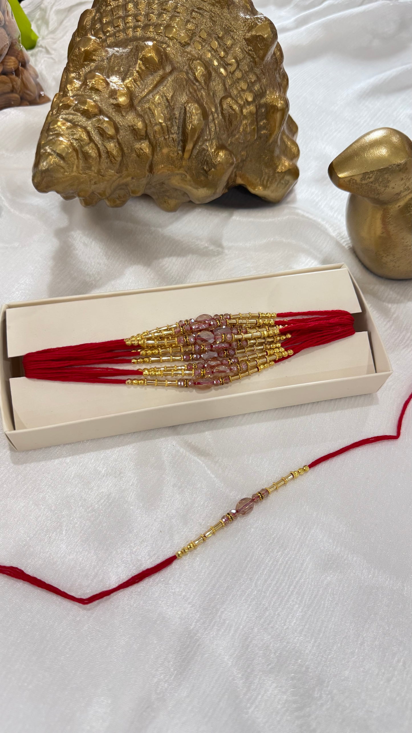 Elegant thread rakhi