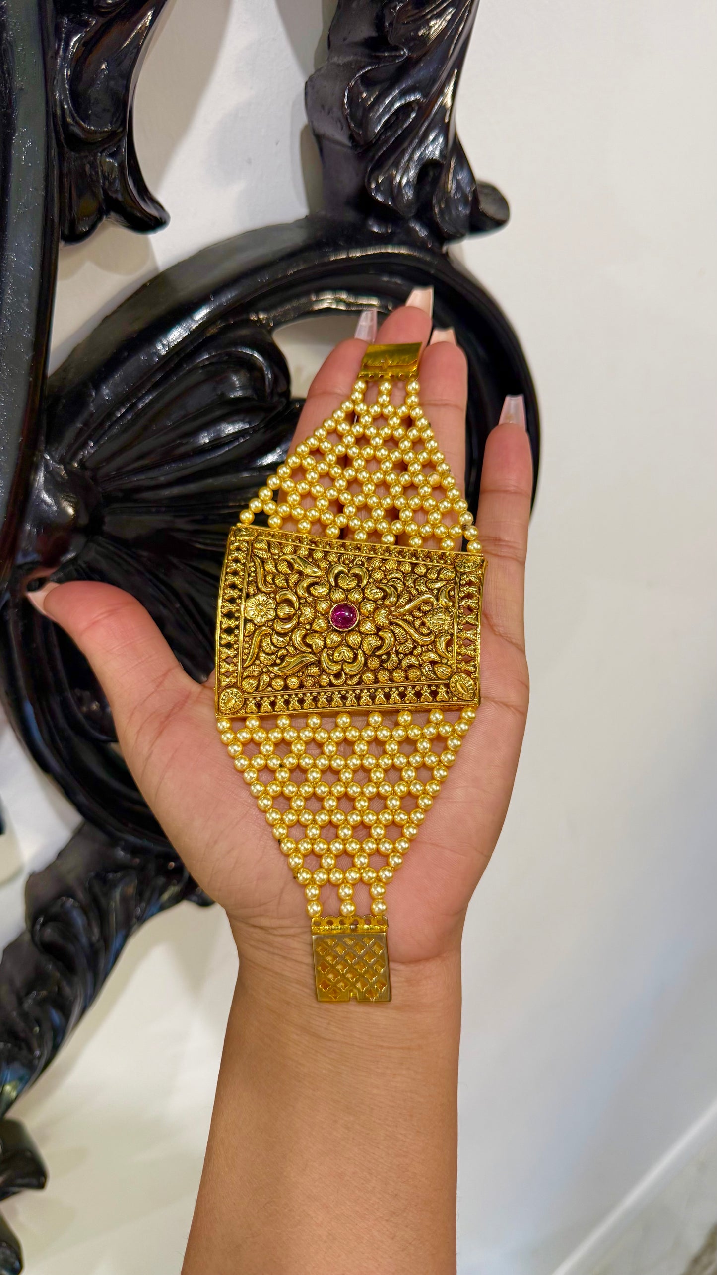 Gold Plated Bahi Bracelet for Women | Traditional Indian Jewellery Australia