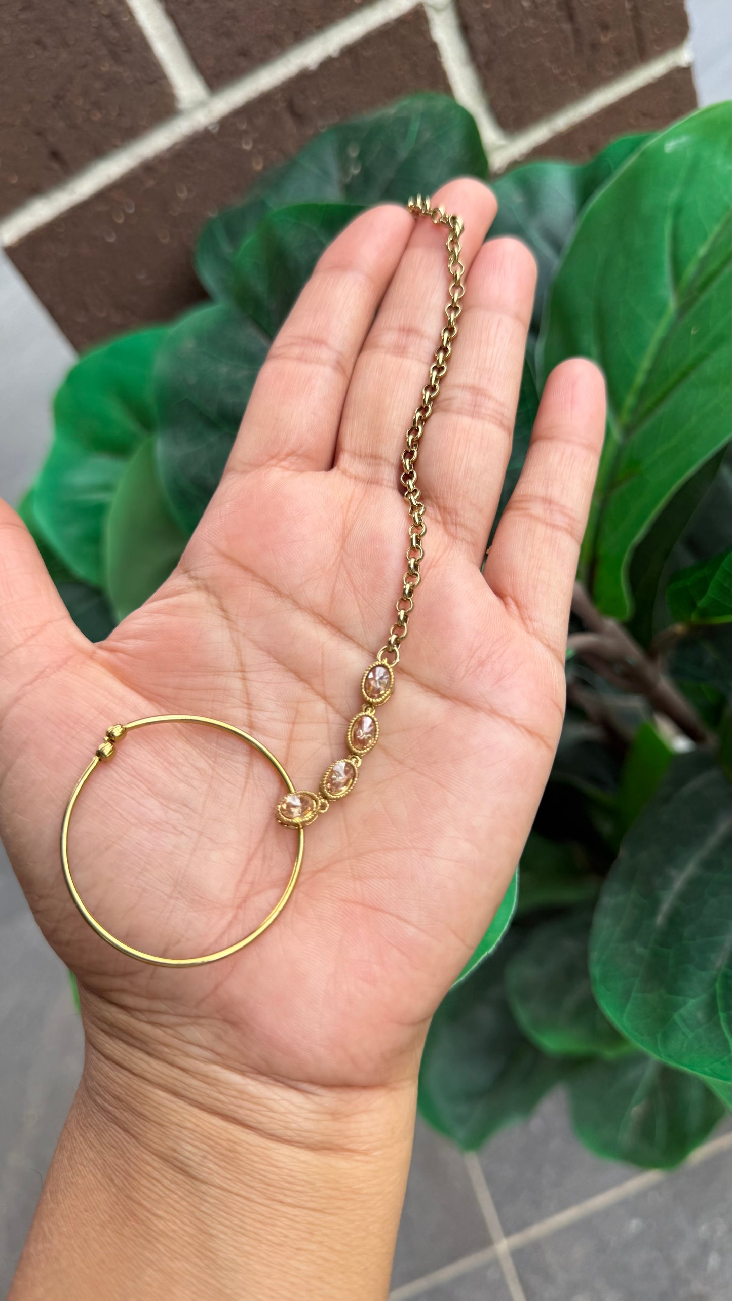 Kundan Nath (Non-Piercing Nose Ring) – Traditional Bridal Nath