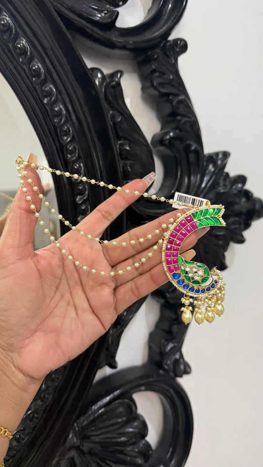 Premium Pachi Kundan Ear Cuffs & Earrings