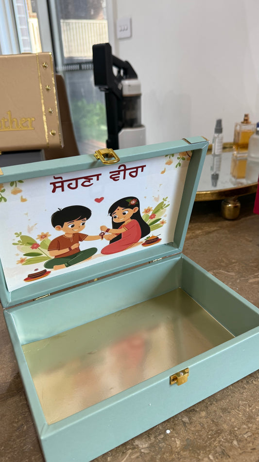 rakhi gift hamper empty box