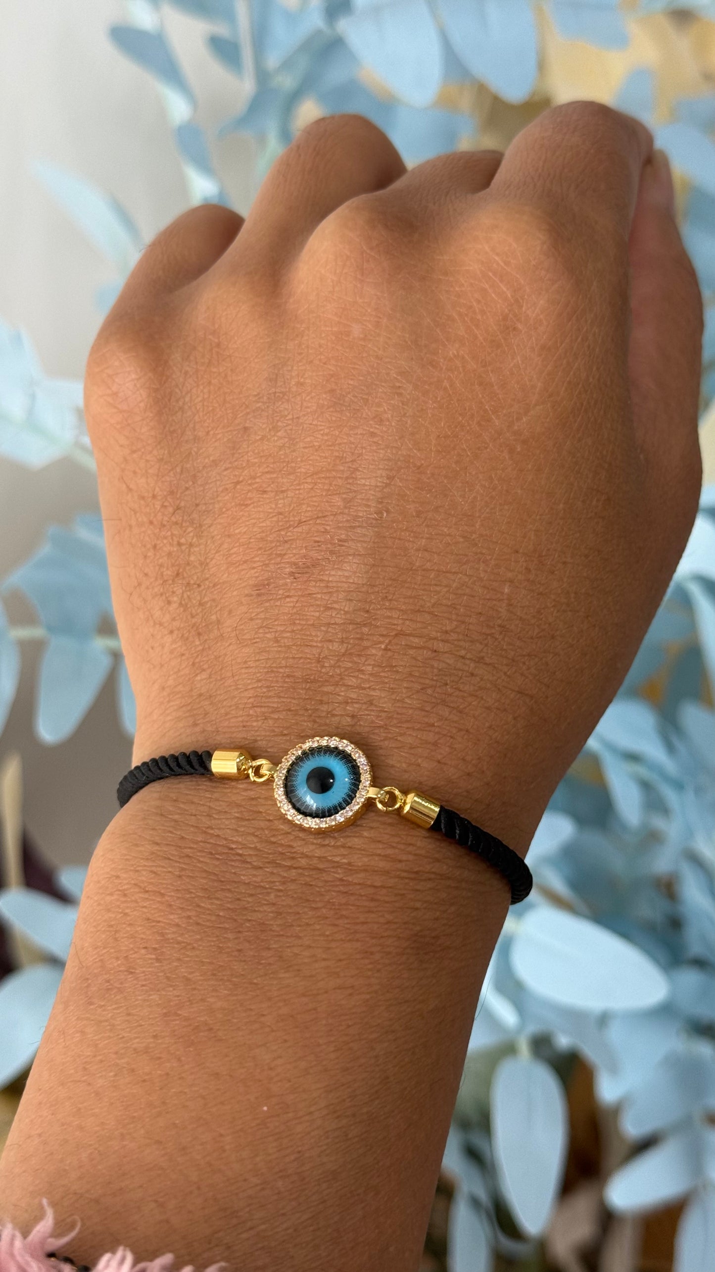 evil eye bracelet gold plated