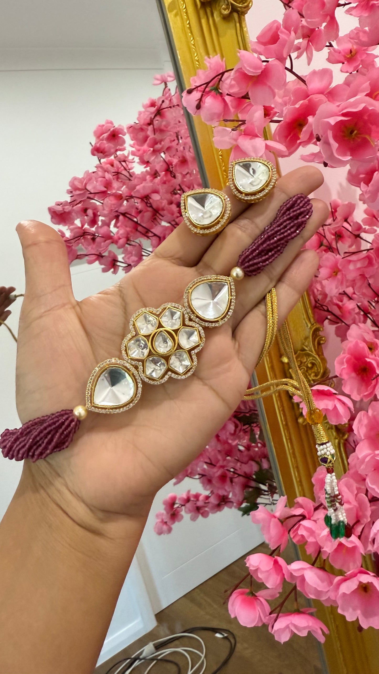 Uncut Kundan choker