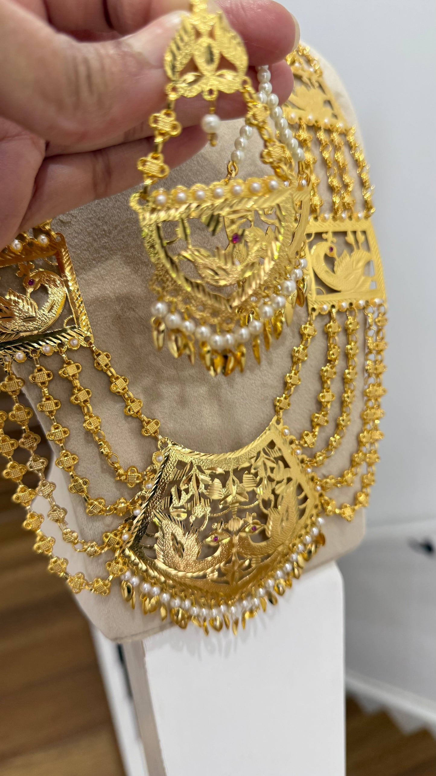 Micro Gold Plated Raani Haar – Traditional Indian Bridal Necklace Set