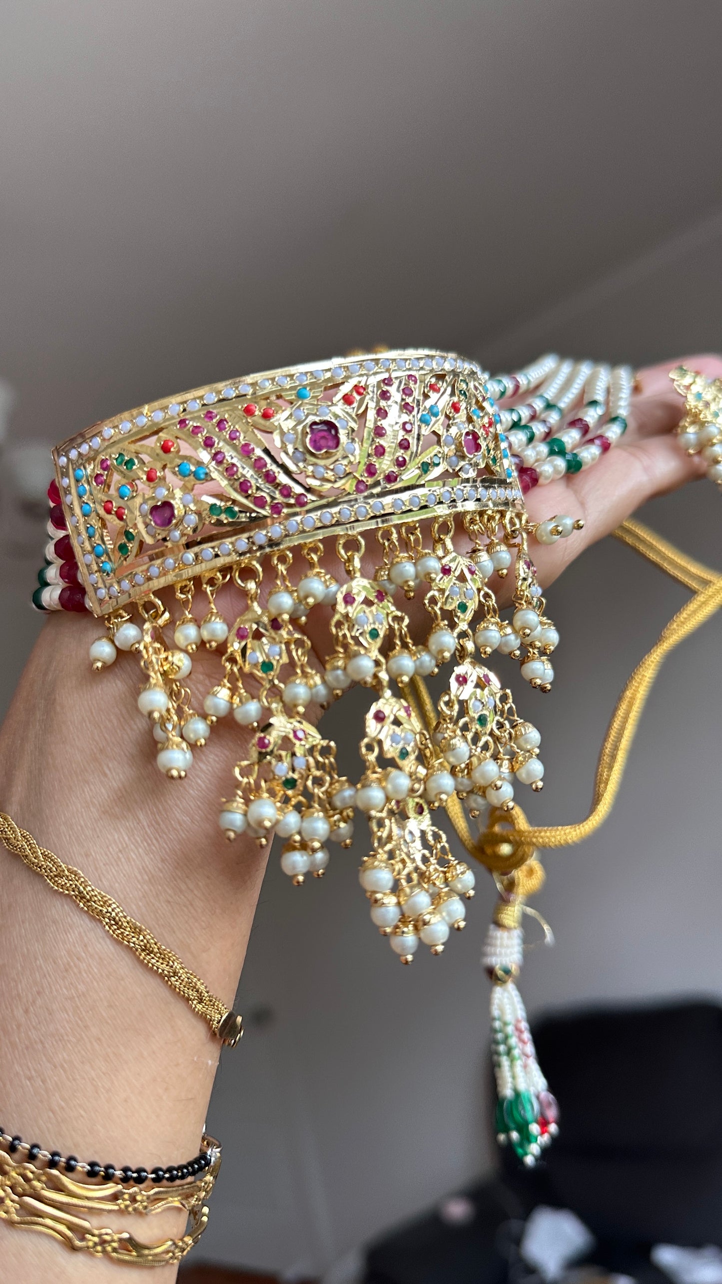 Real jadau choker