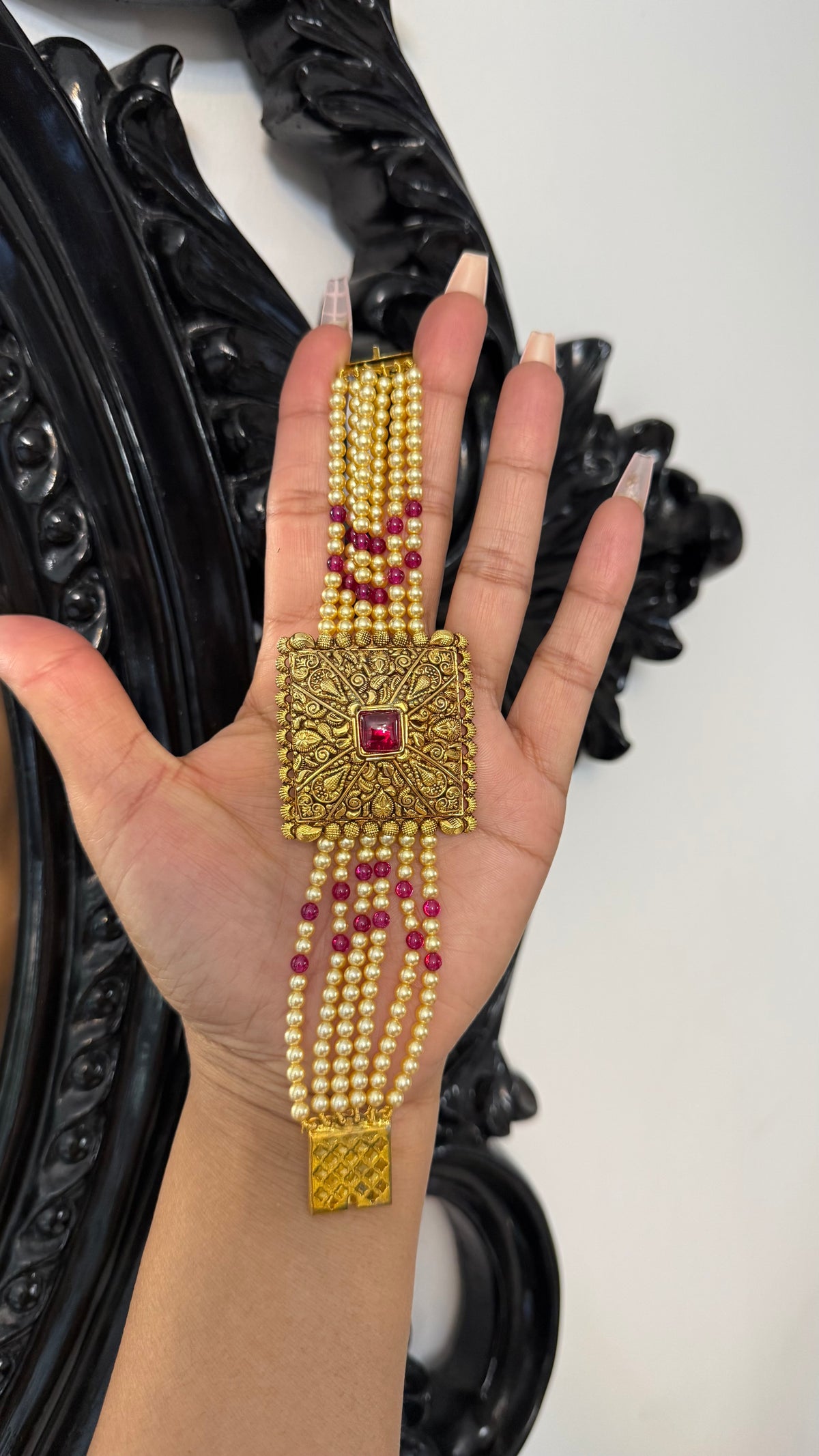 Gold Plated Bahi Bracelet for Women | Traditional Indian Jewellery Australia