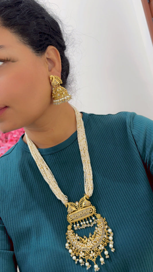 Antique Look long necklace rani haar