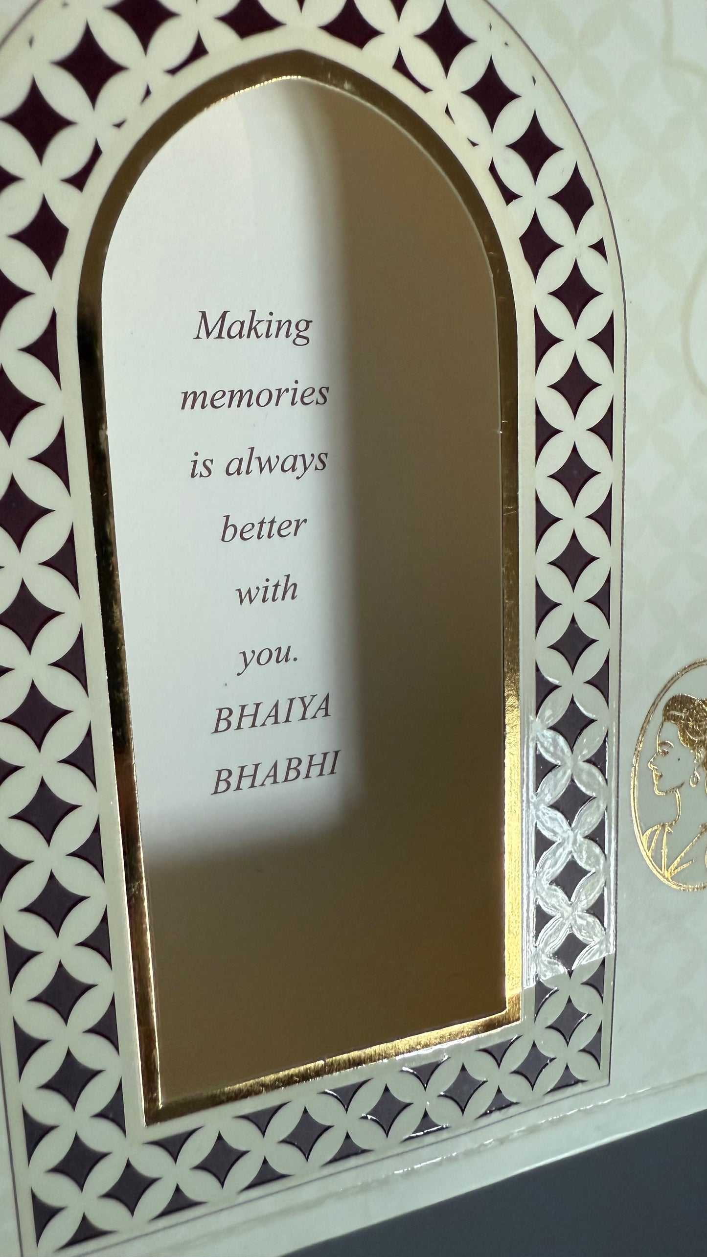 Premium Rakhi for Bhabi and Brother Combo