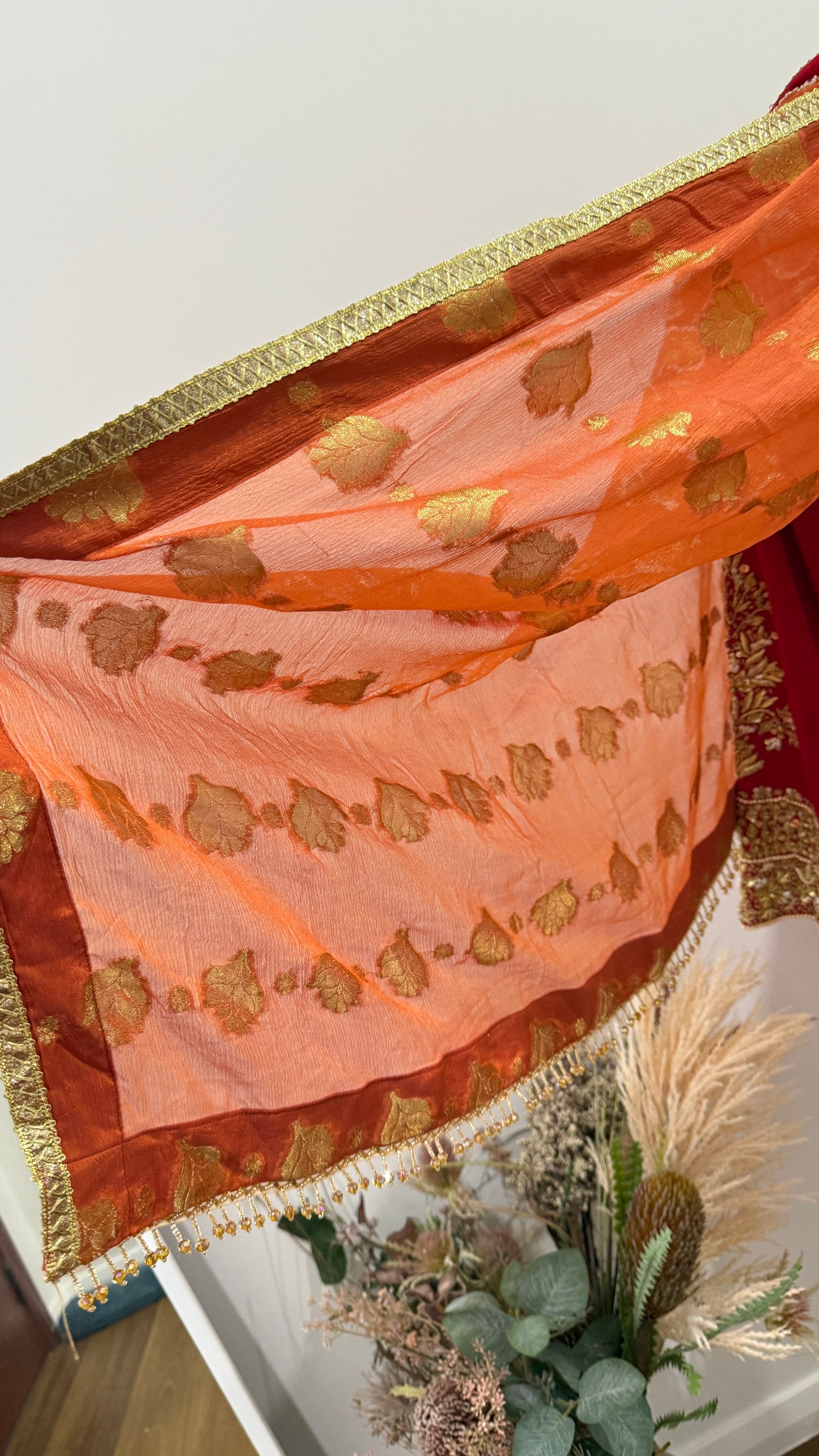 party wear salwar suit red