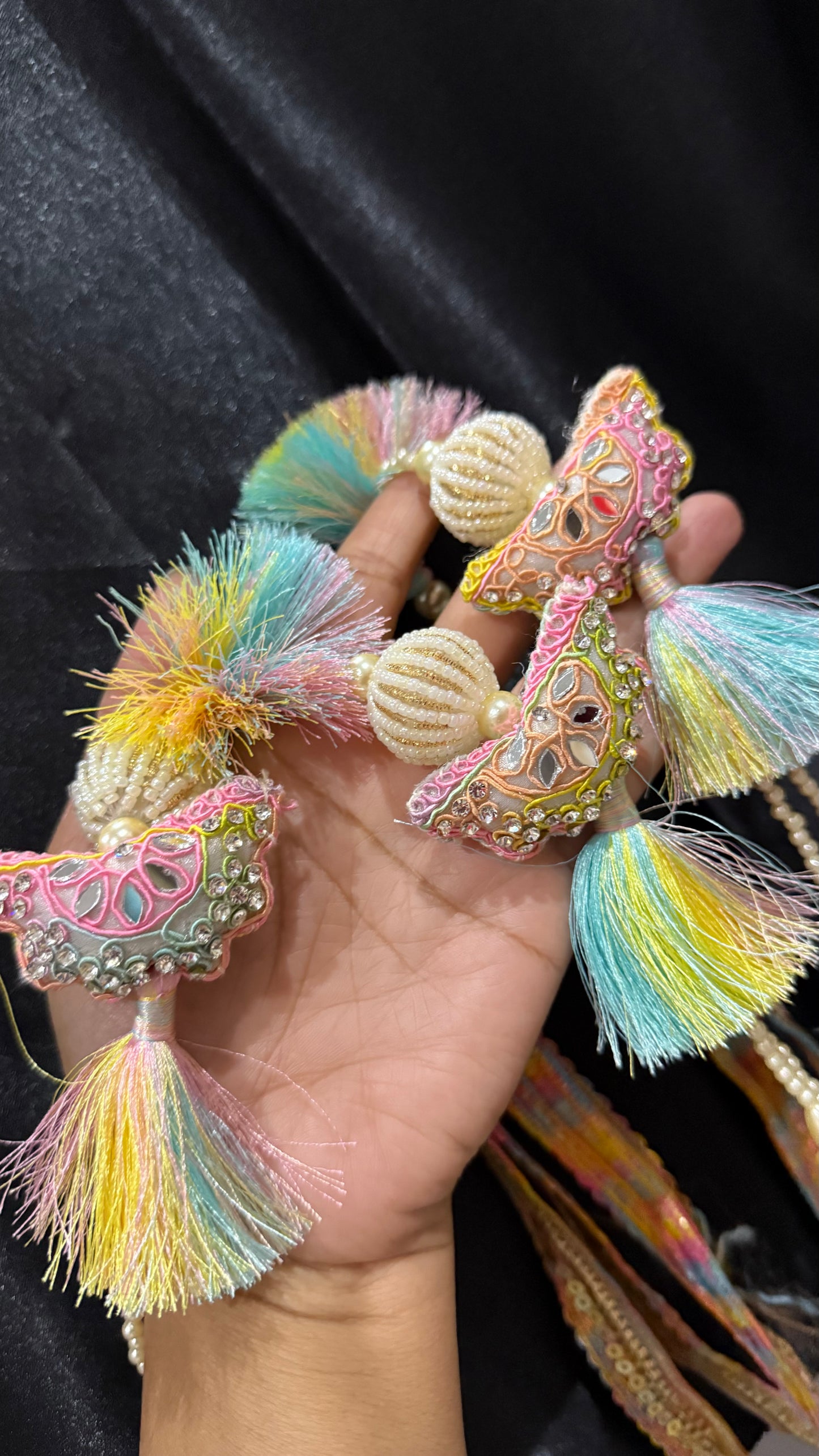 Traditional Punjabi Paranda Dori – Handmade Hair Accessory