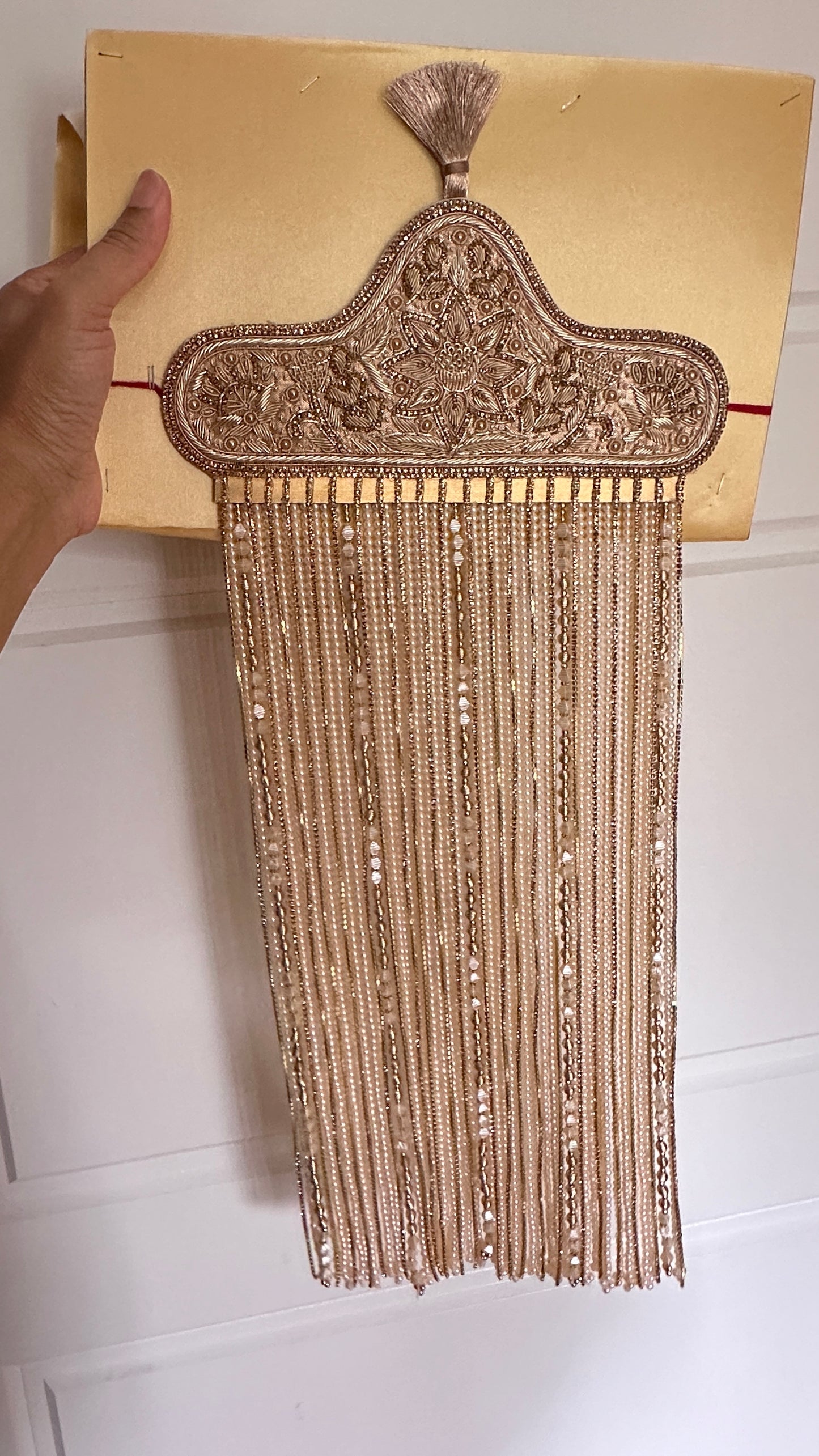 groom head accessory Sehra Indian forehead crown