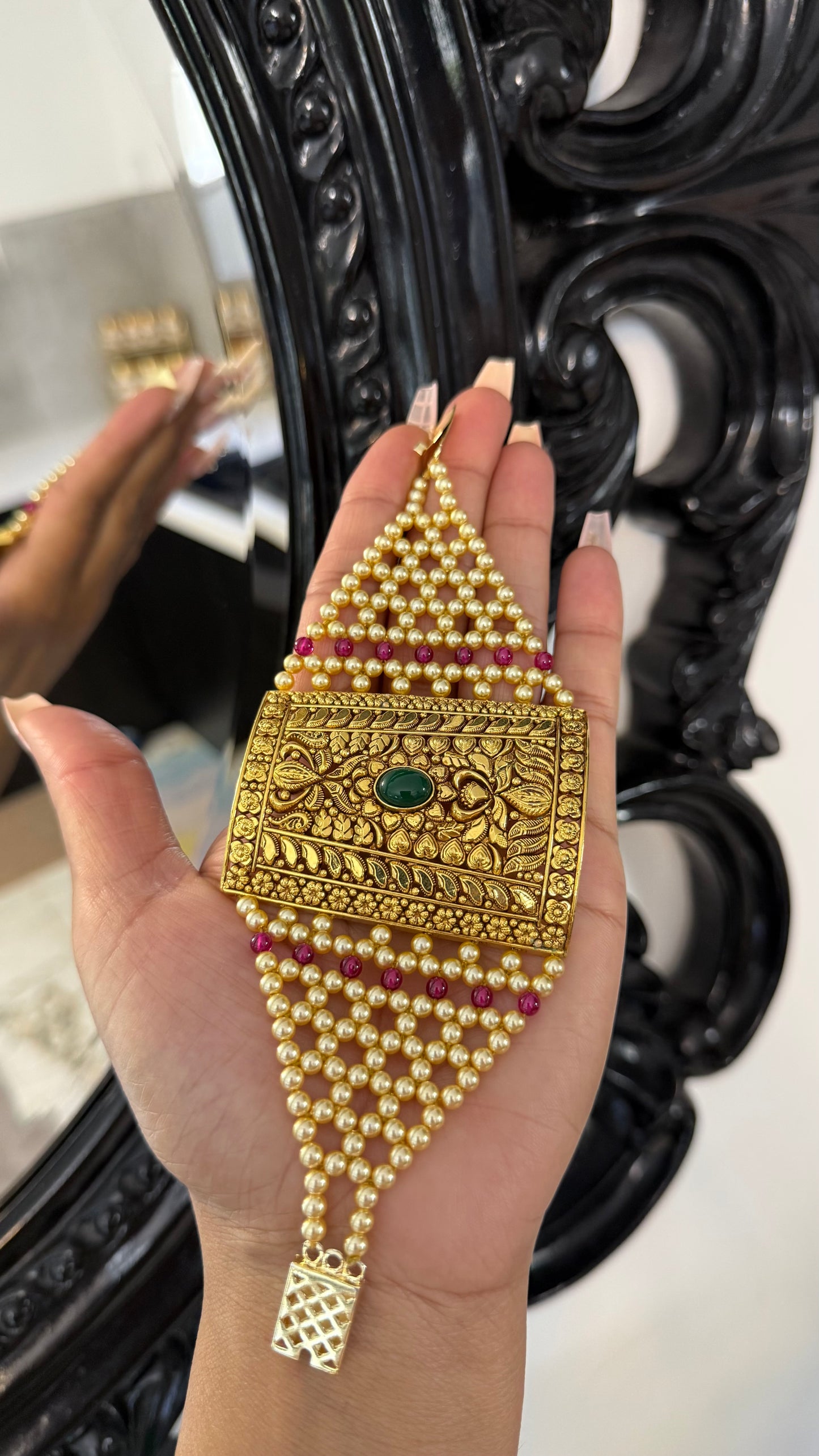 Gold Plated Bahi Bracelet for Women | Traditional Indian Jewellery Australia