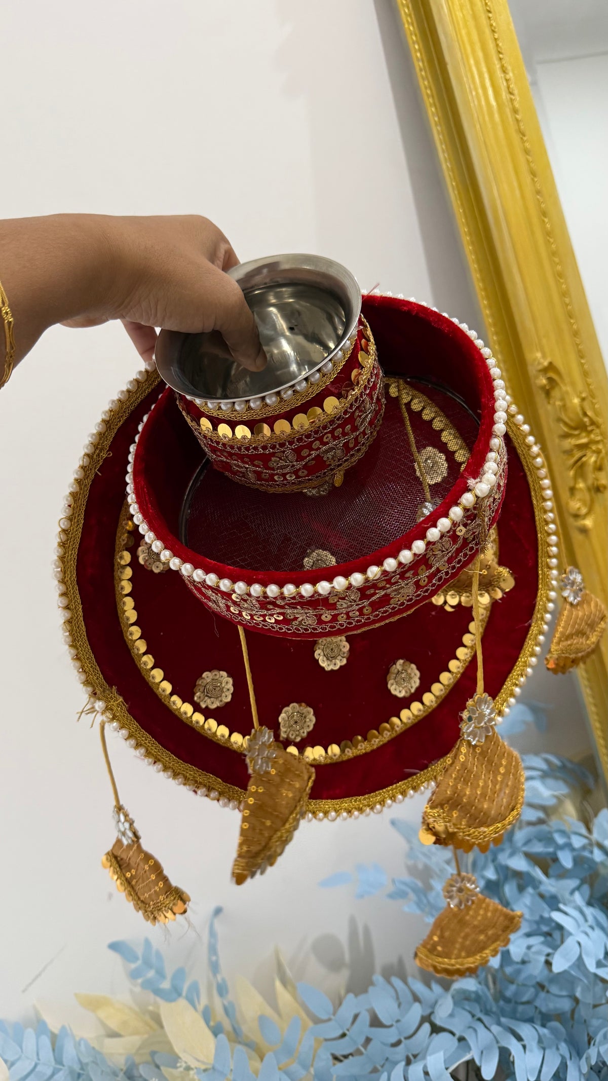 Karva chauth thaali set