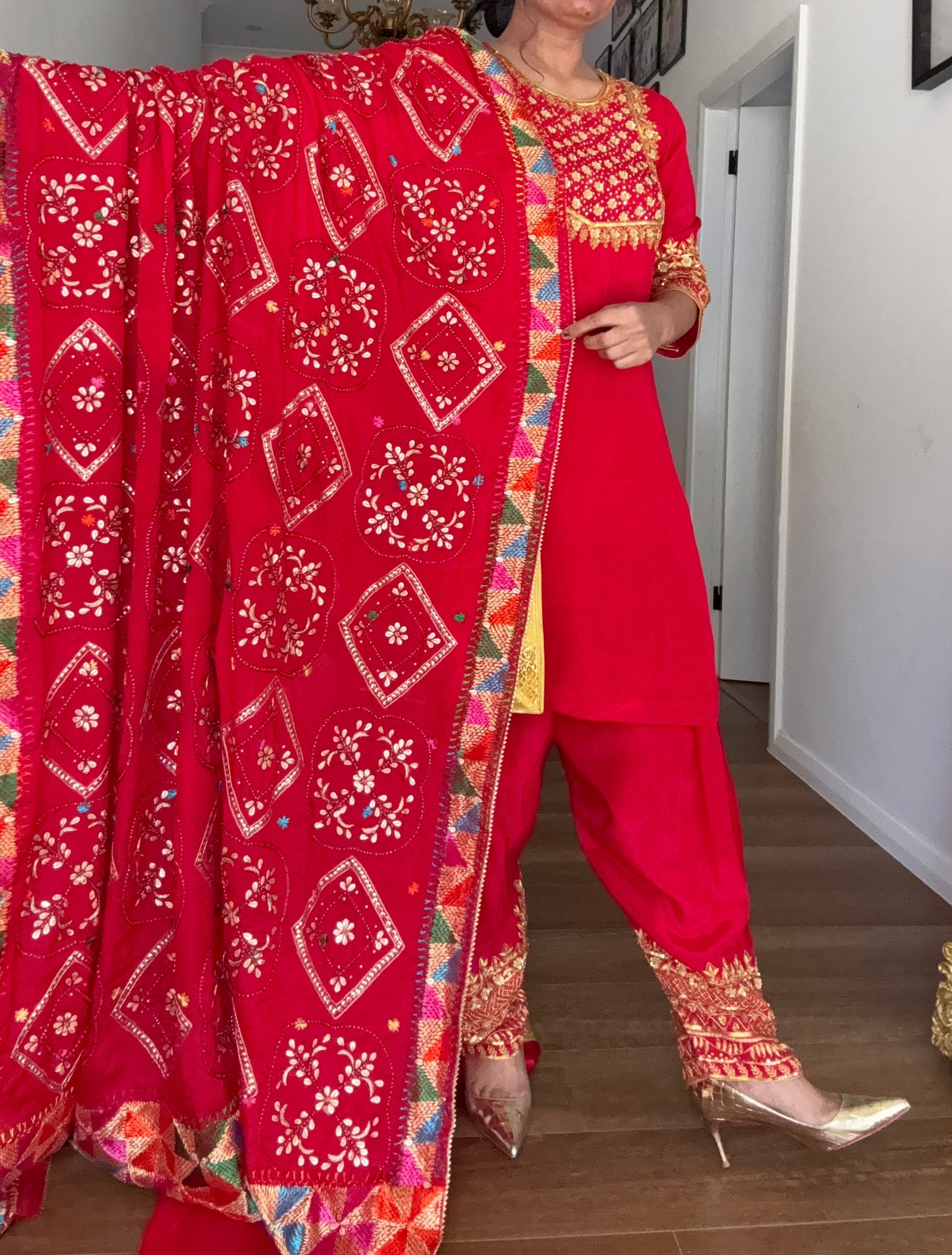 Chinon phulkari hand made