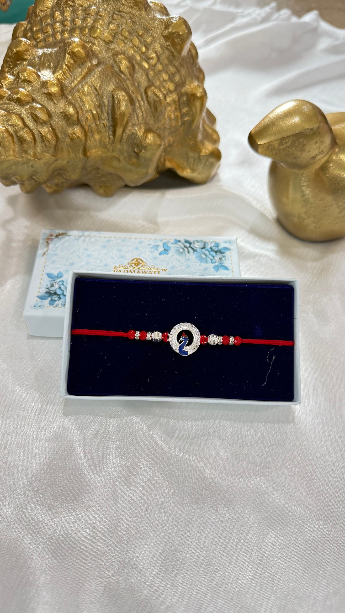 Silver Rakhi for Brother