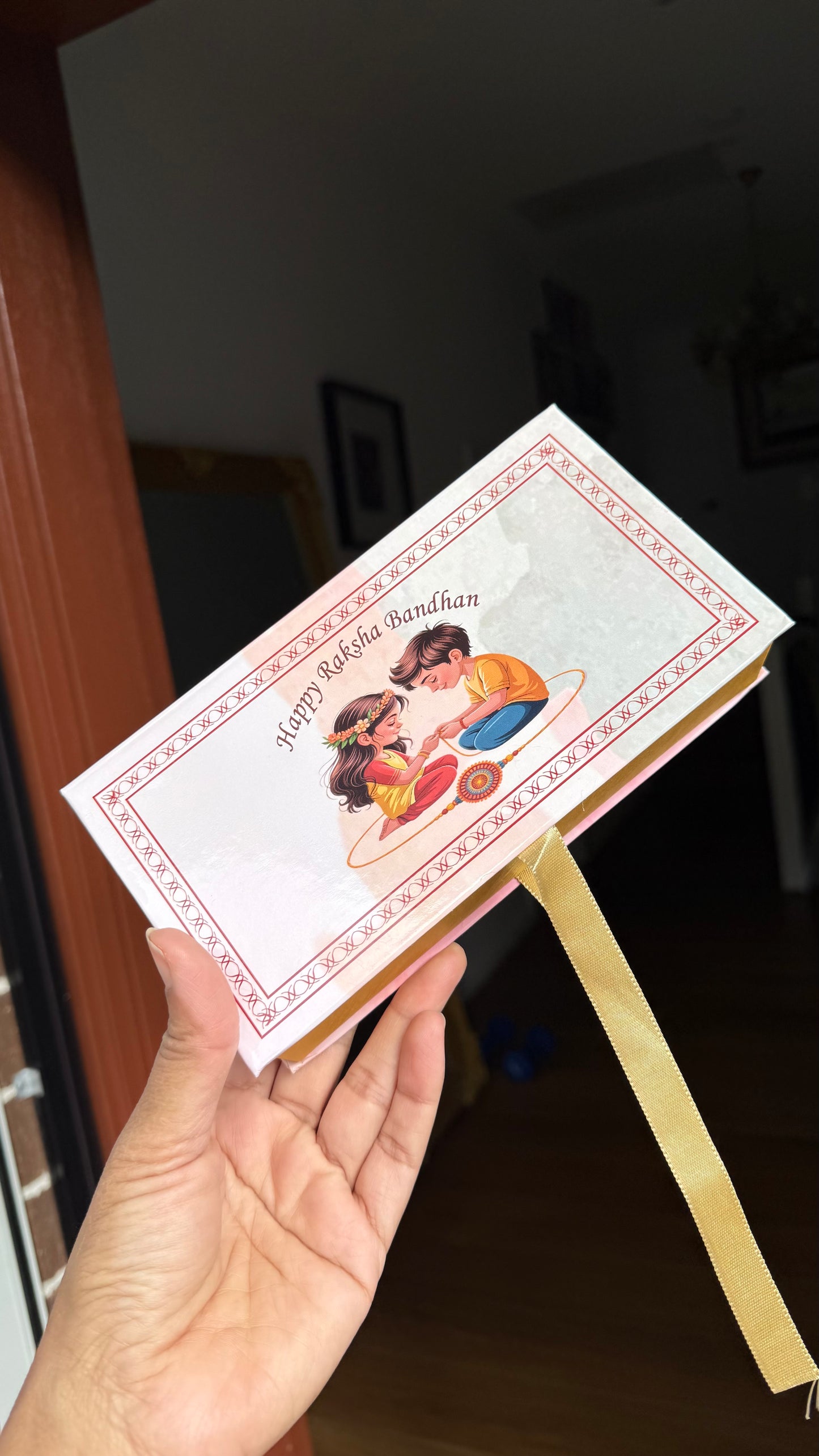 Rakhi gift hamper empty