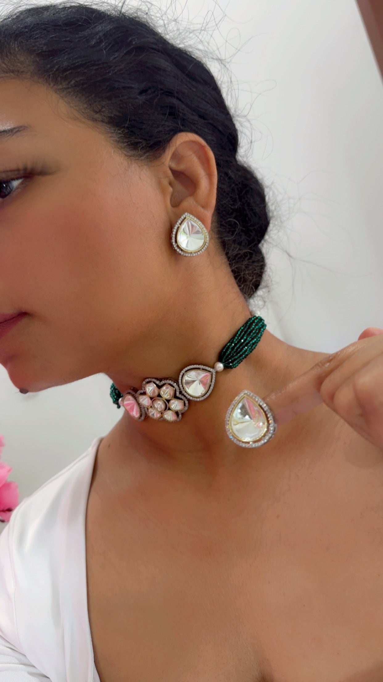 Uncut Kundan choker
