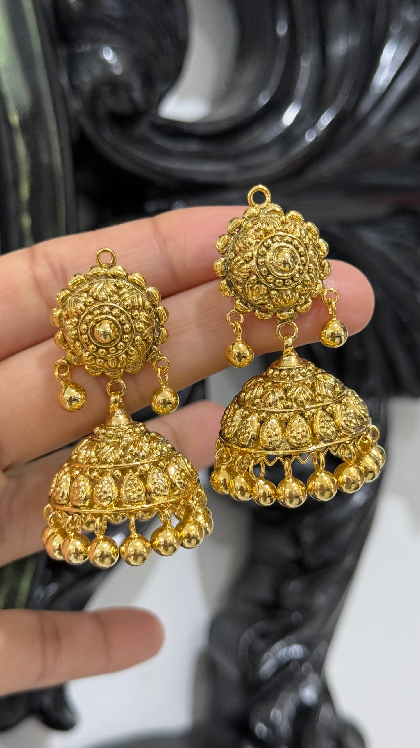 Premium gold plated jhumki