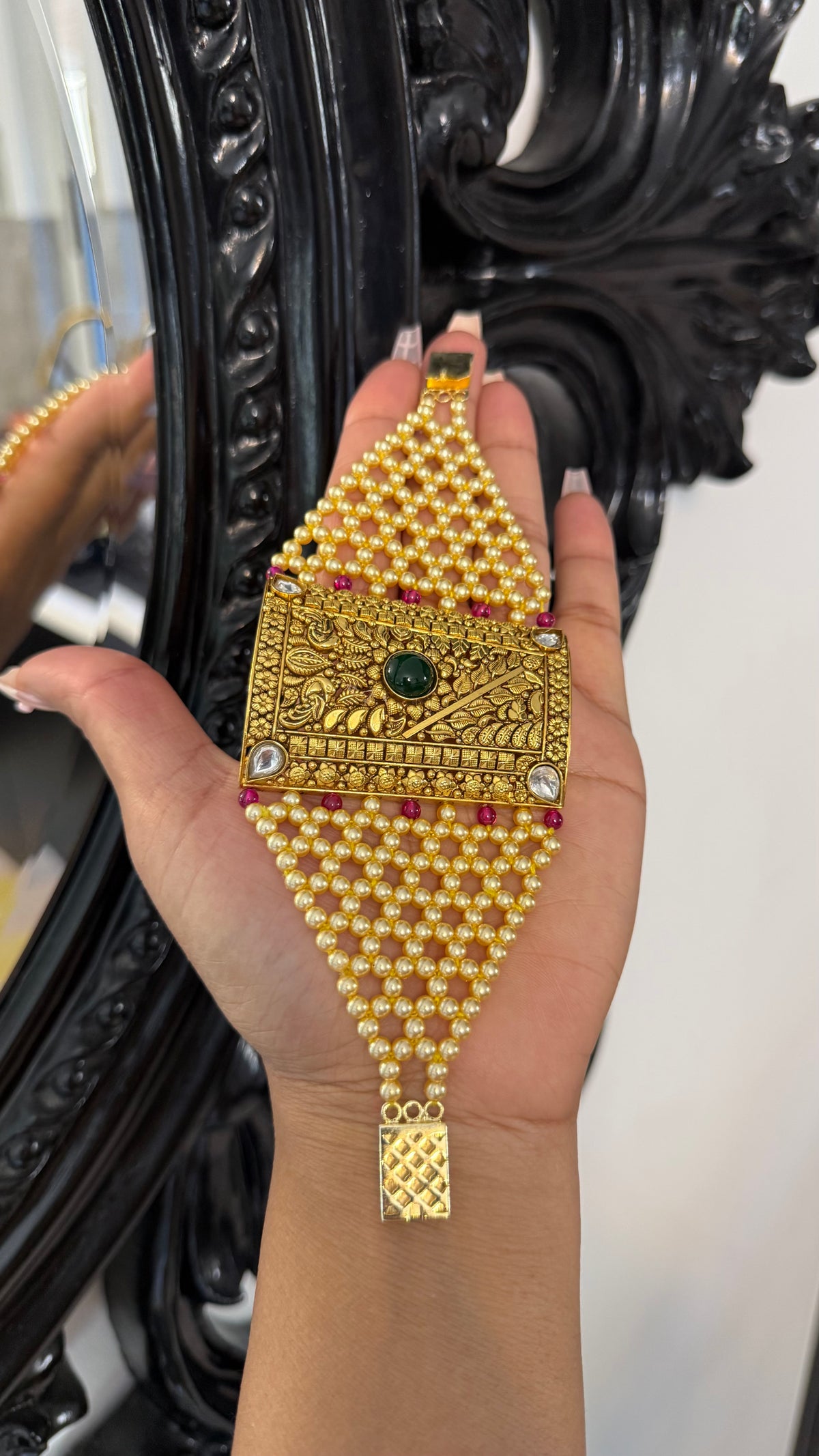 Gold Plated Bahi Bracelet for Women | Traditional Indian Jewellery Australia