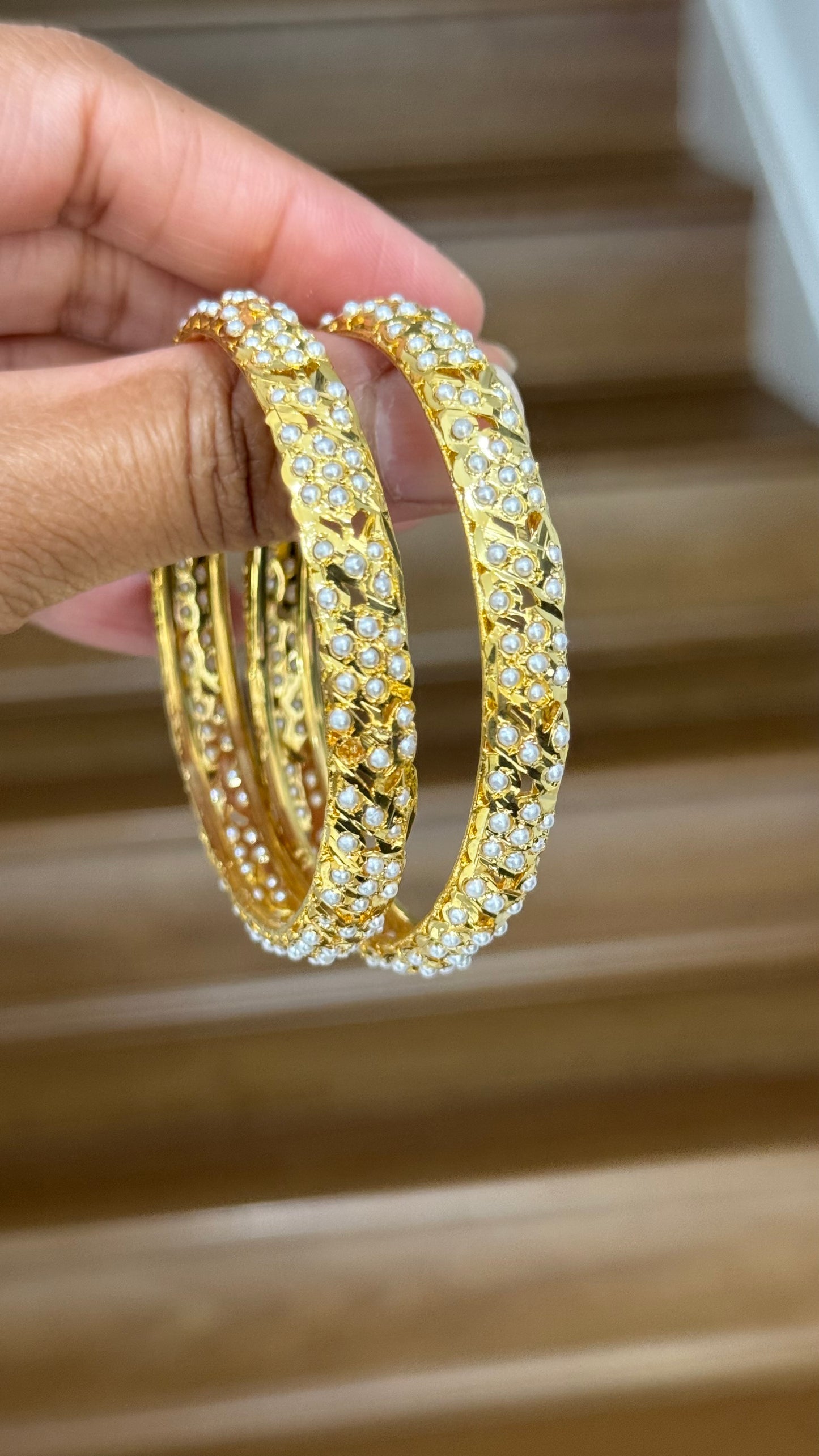 Elegant Real Jadau Gold Plated Kangan with intricate traditional craftsmanship and stunning design