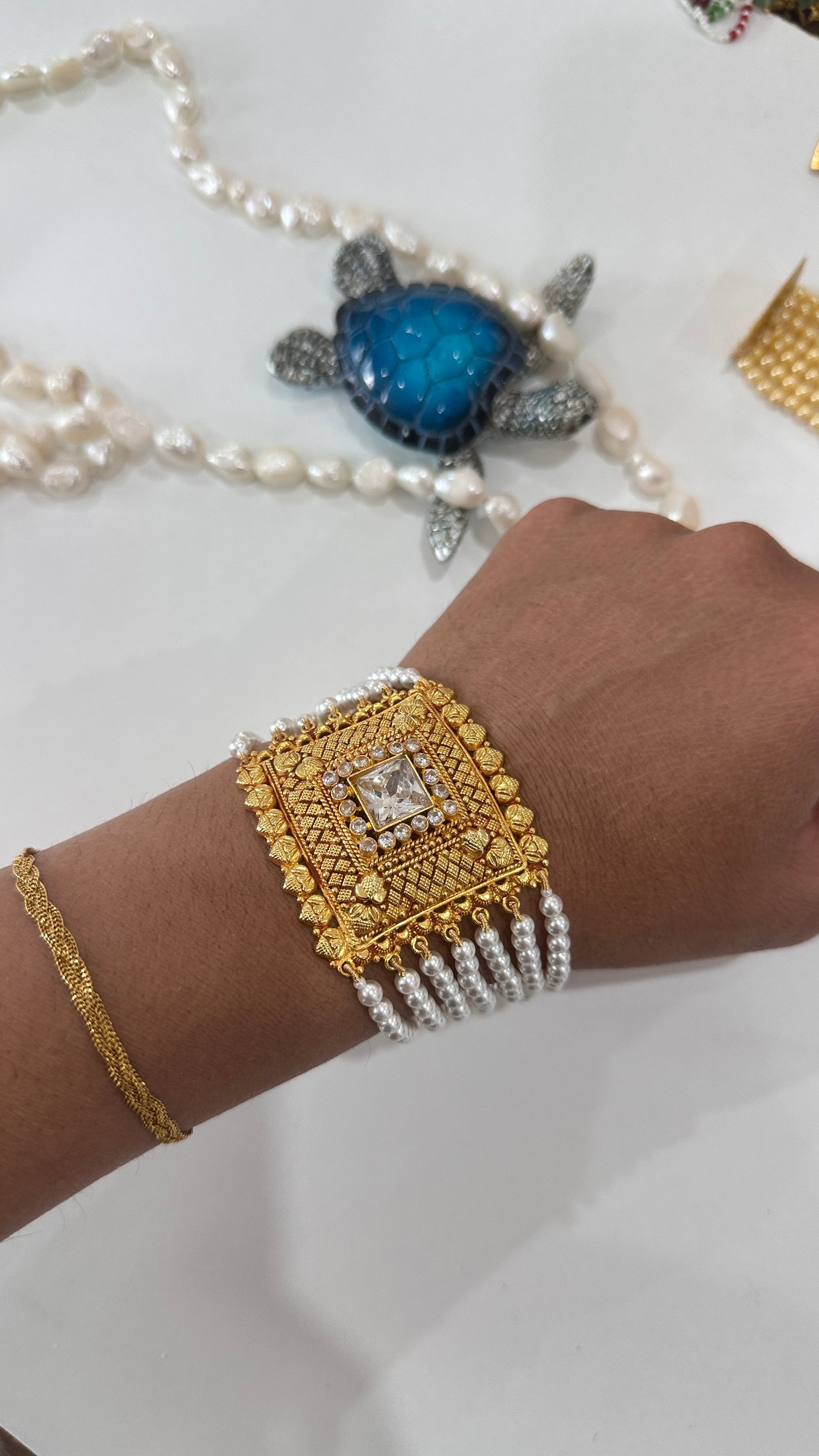 Gold-plated bahi bracel Affordable gold-plated jewelry Buy gold-plated bahi