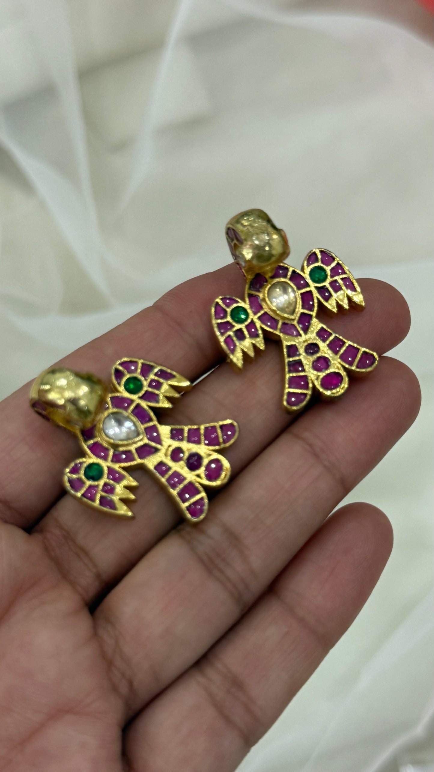 Pachi Kundan earrings