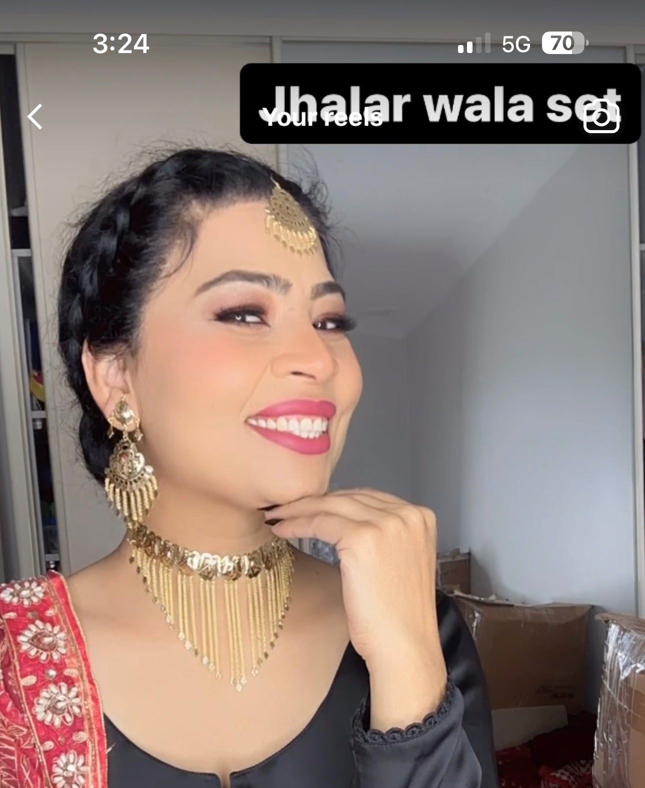 Jhalar earrings online gold