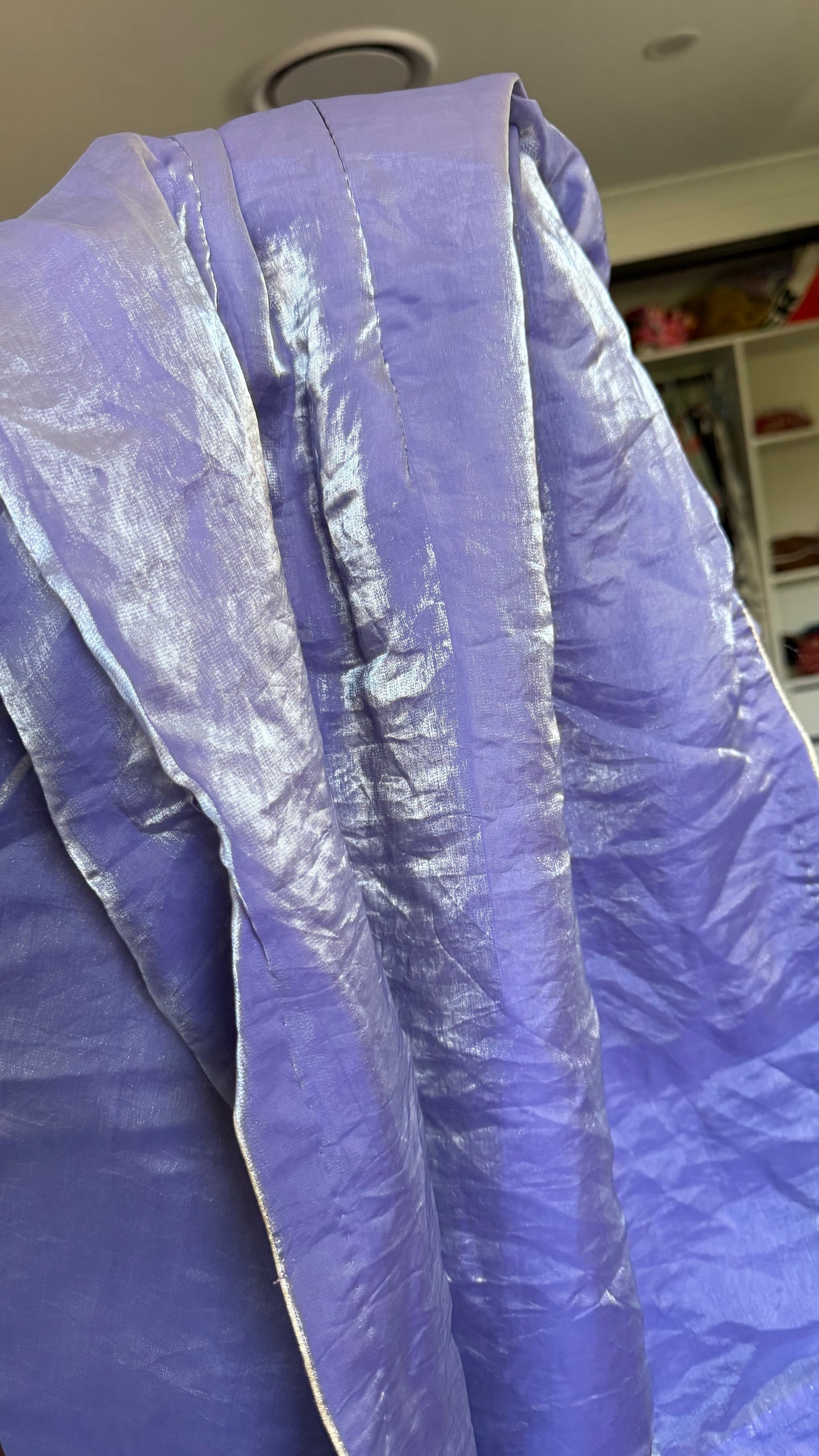 Salwar suit / Punjabi suit bluish purple dual tone