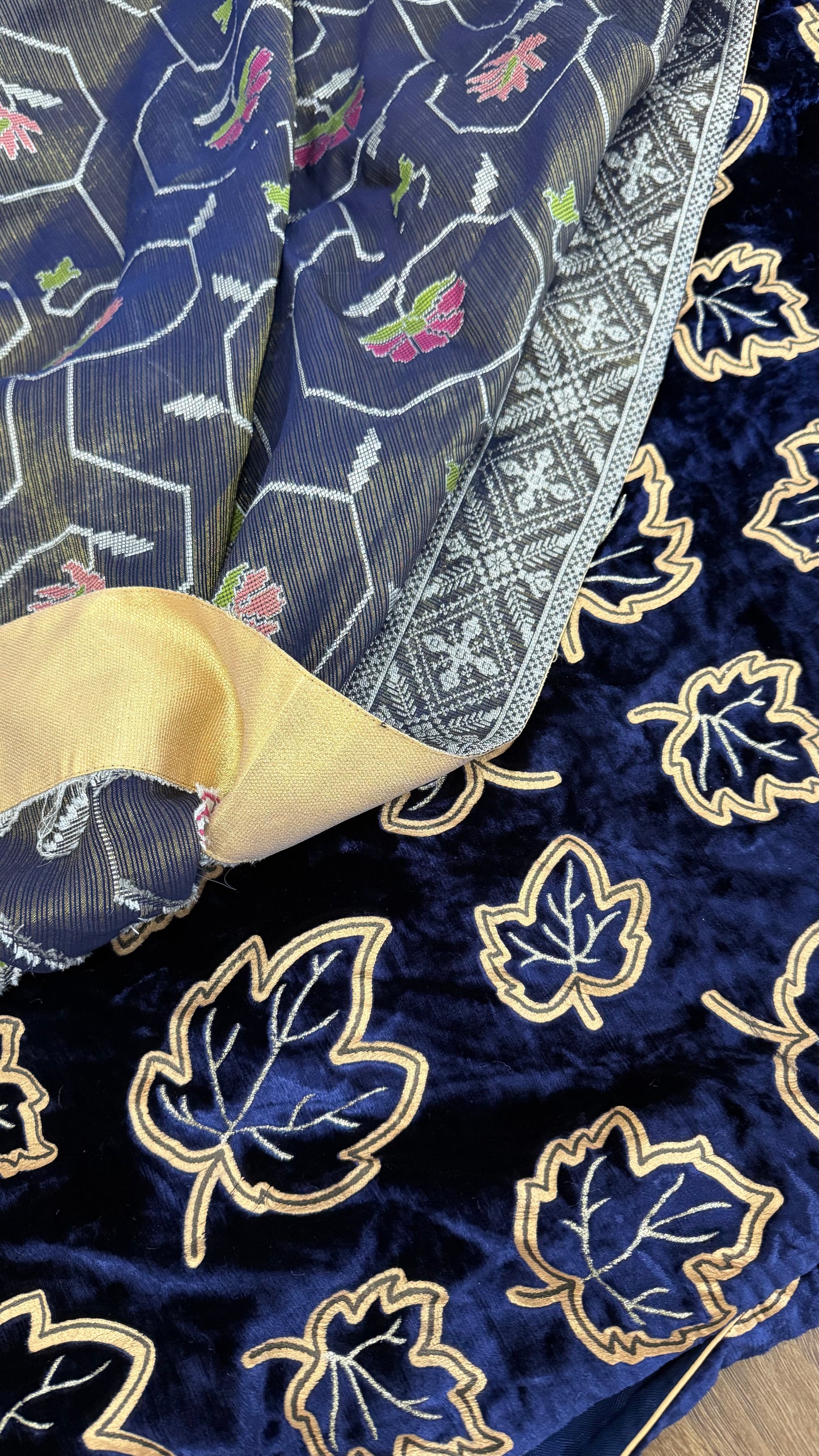 Sharrara garrara suit Dupatta blue
