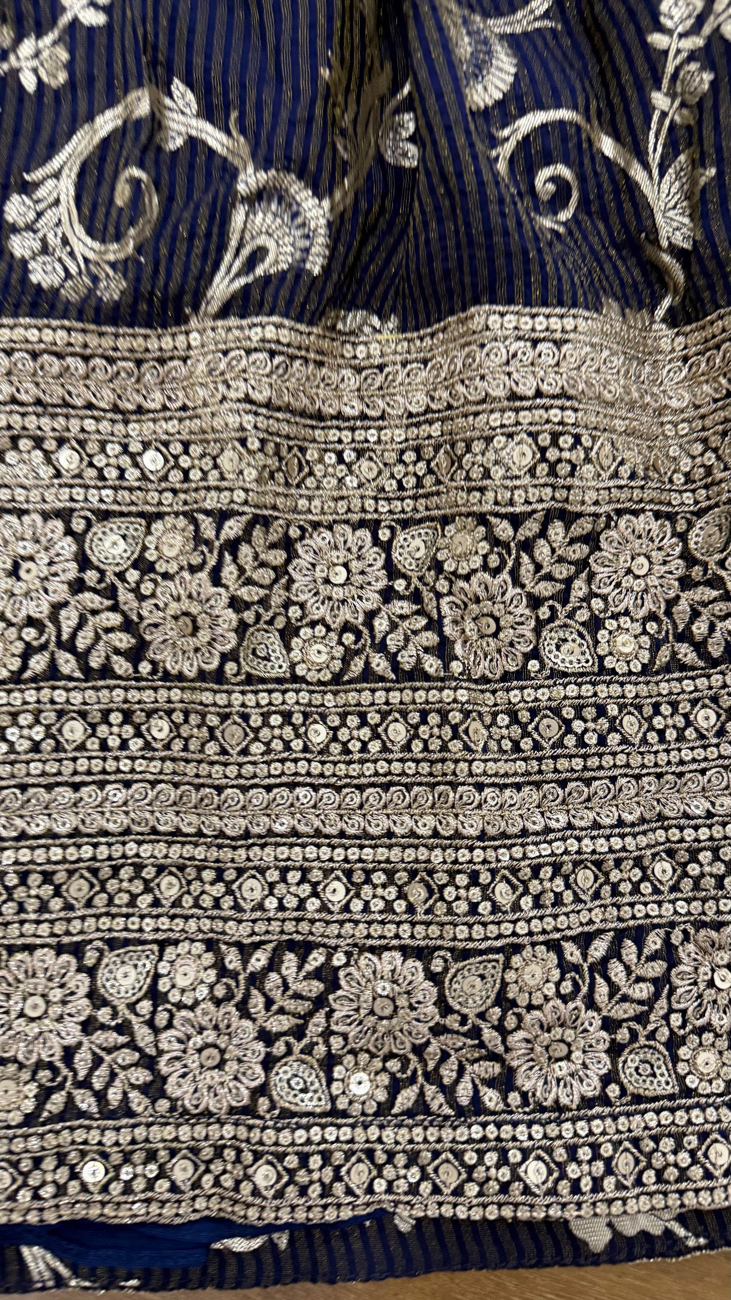 Sharrara garrara suit Dupatta blue