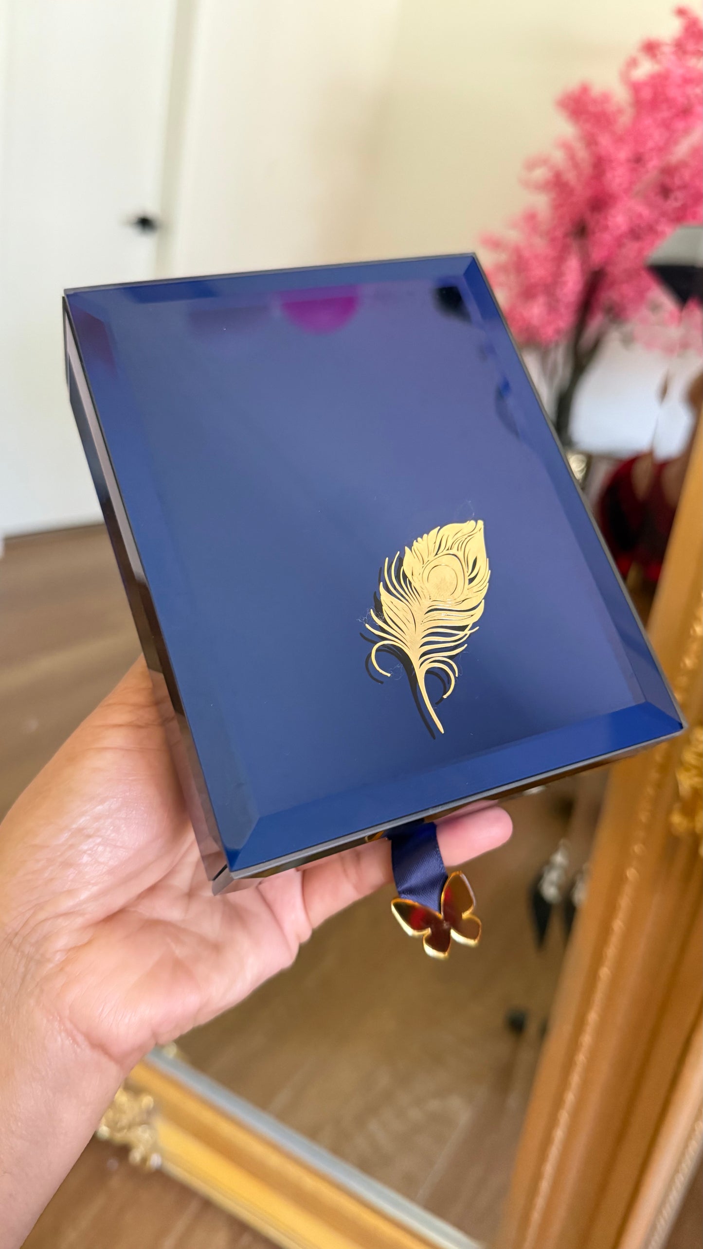 Glass box empty For Rakhi /Jewelry /gift pack