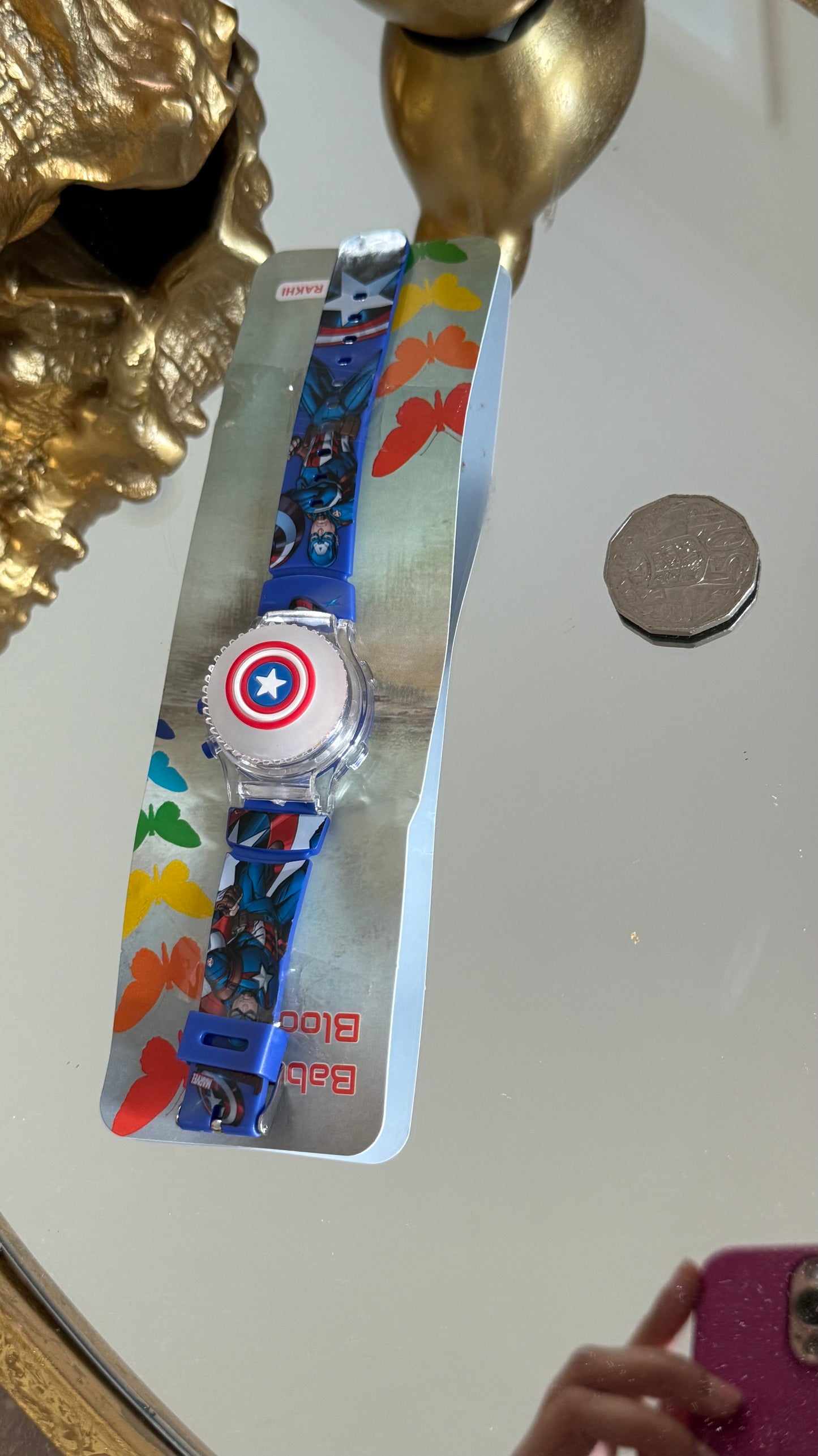 Kids Toy Rakhi Watch with Spinner Music and lights