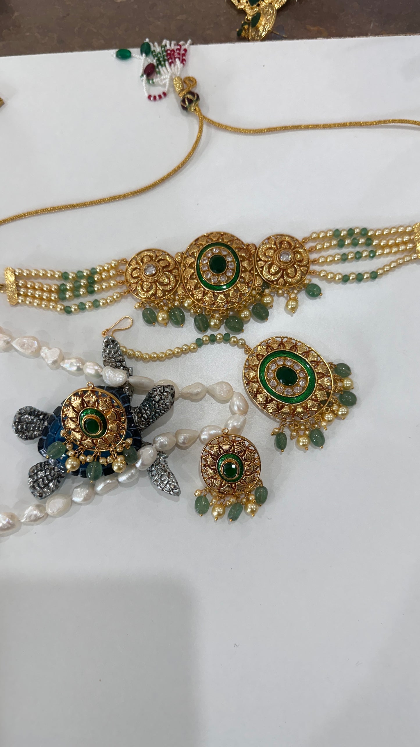 Gold-plated necklace for women