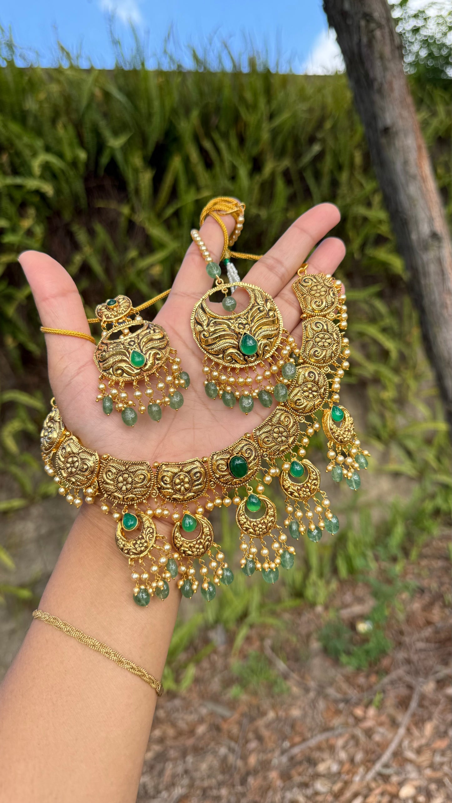 Gold-plated necklace for women