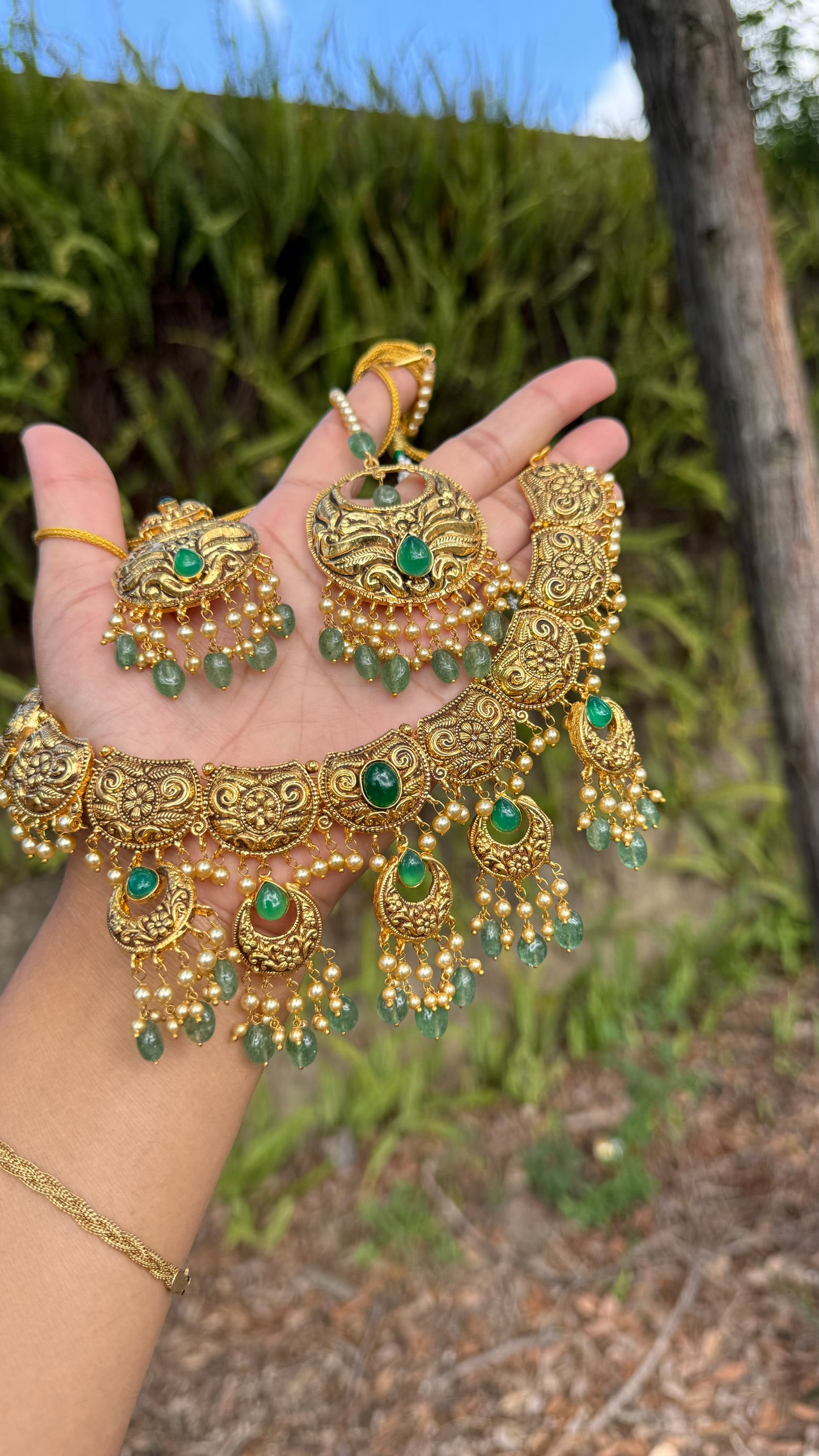 Gold-plated necklace for women