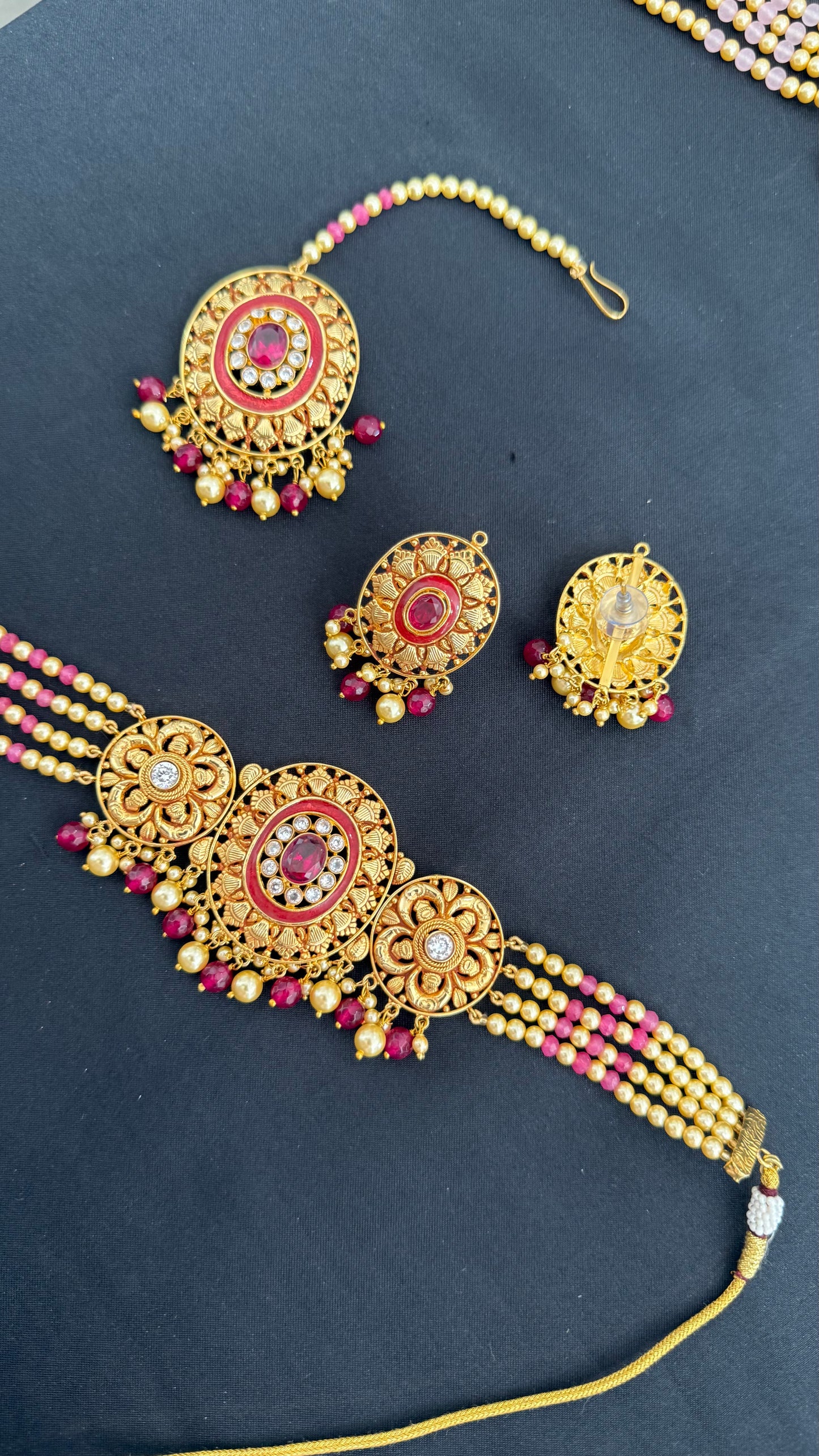 Gold-plated necklace for women
