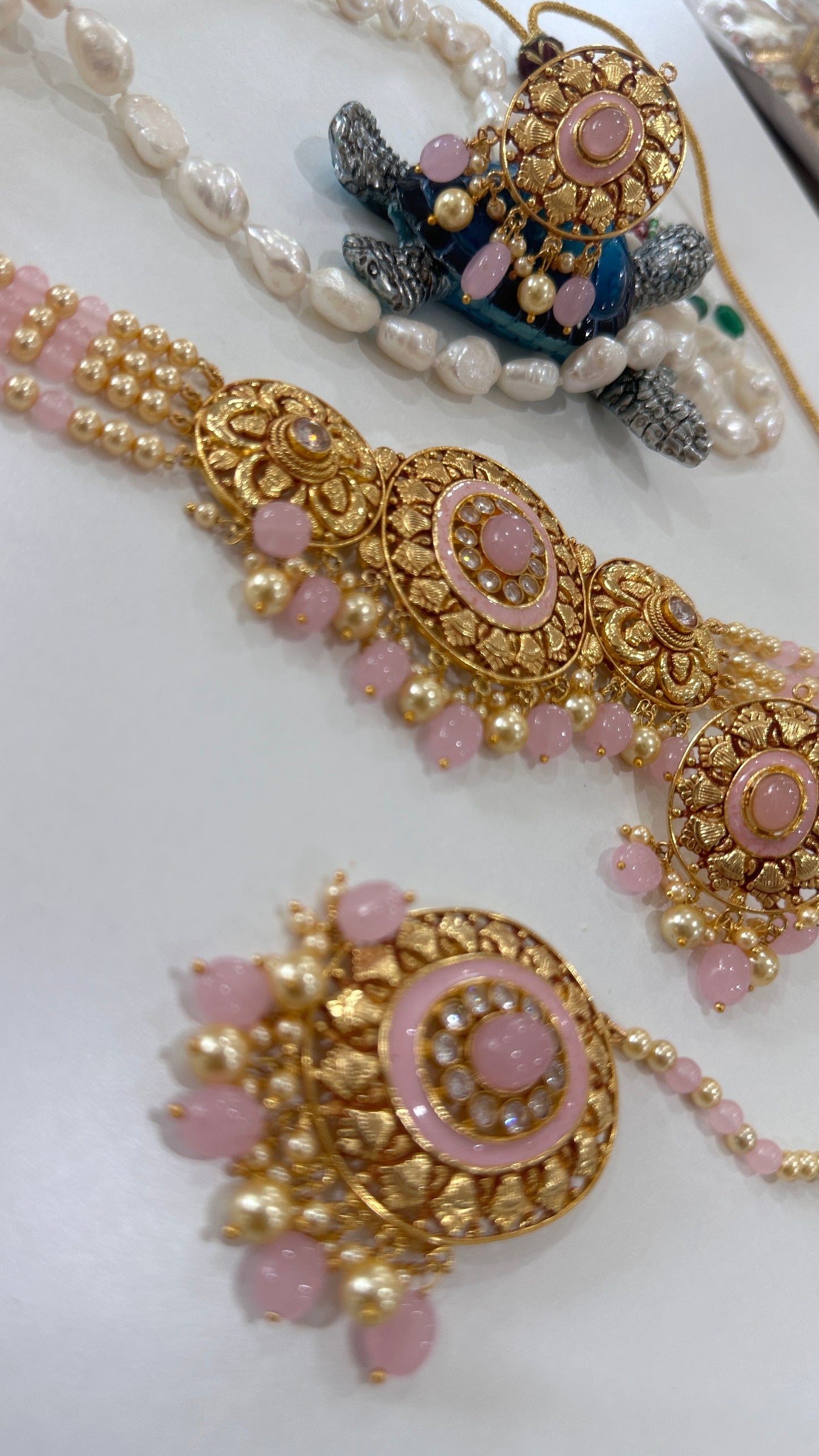 Gold-plated necklace for women