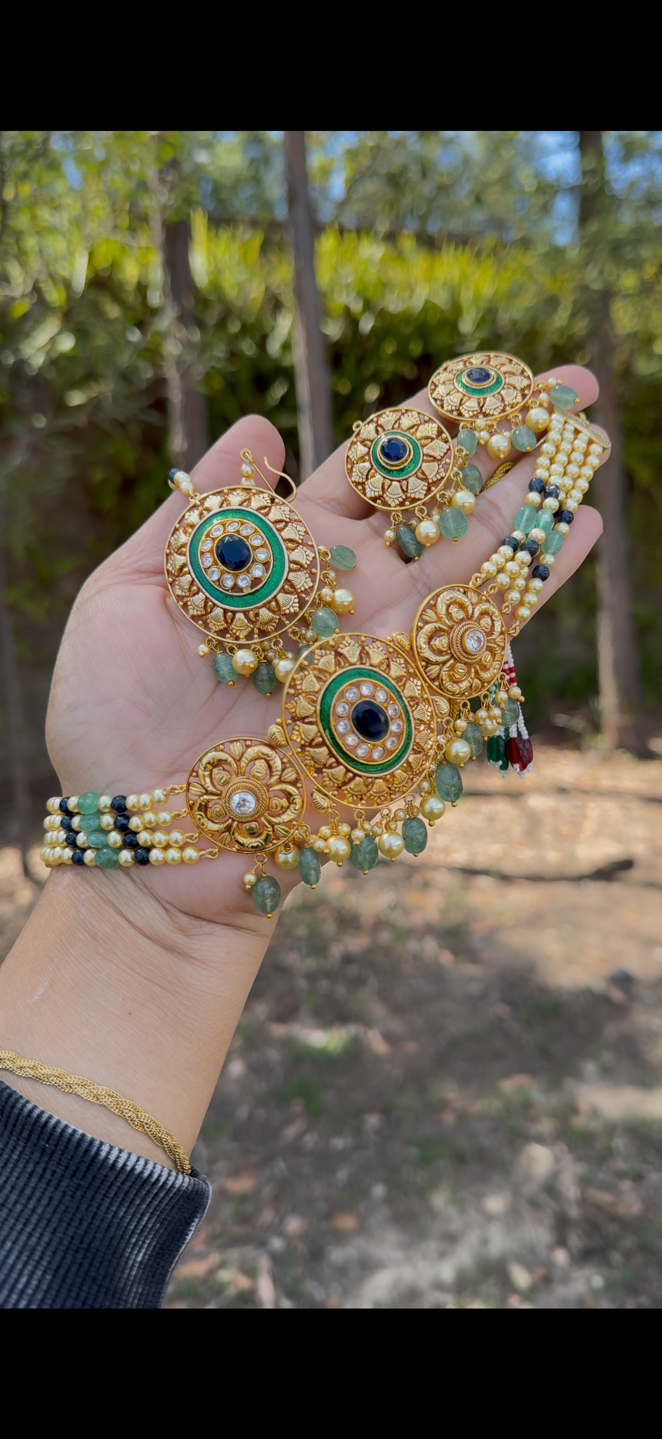 Gold-plated necklace for women