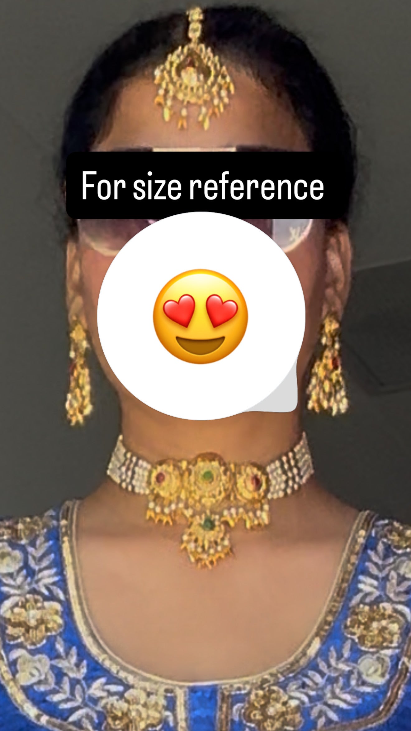 Gold plated Indian choker set for weddings with earrings and tikka buy online in Australia