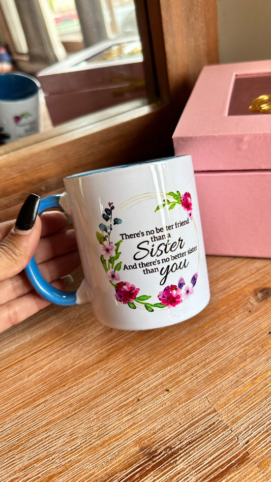 Rakhi Return Gift for Sister – Best Coffee Mug with Heartfelt Message