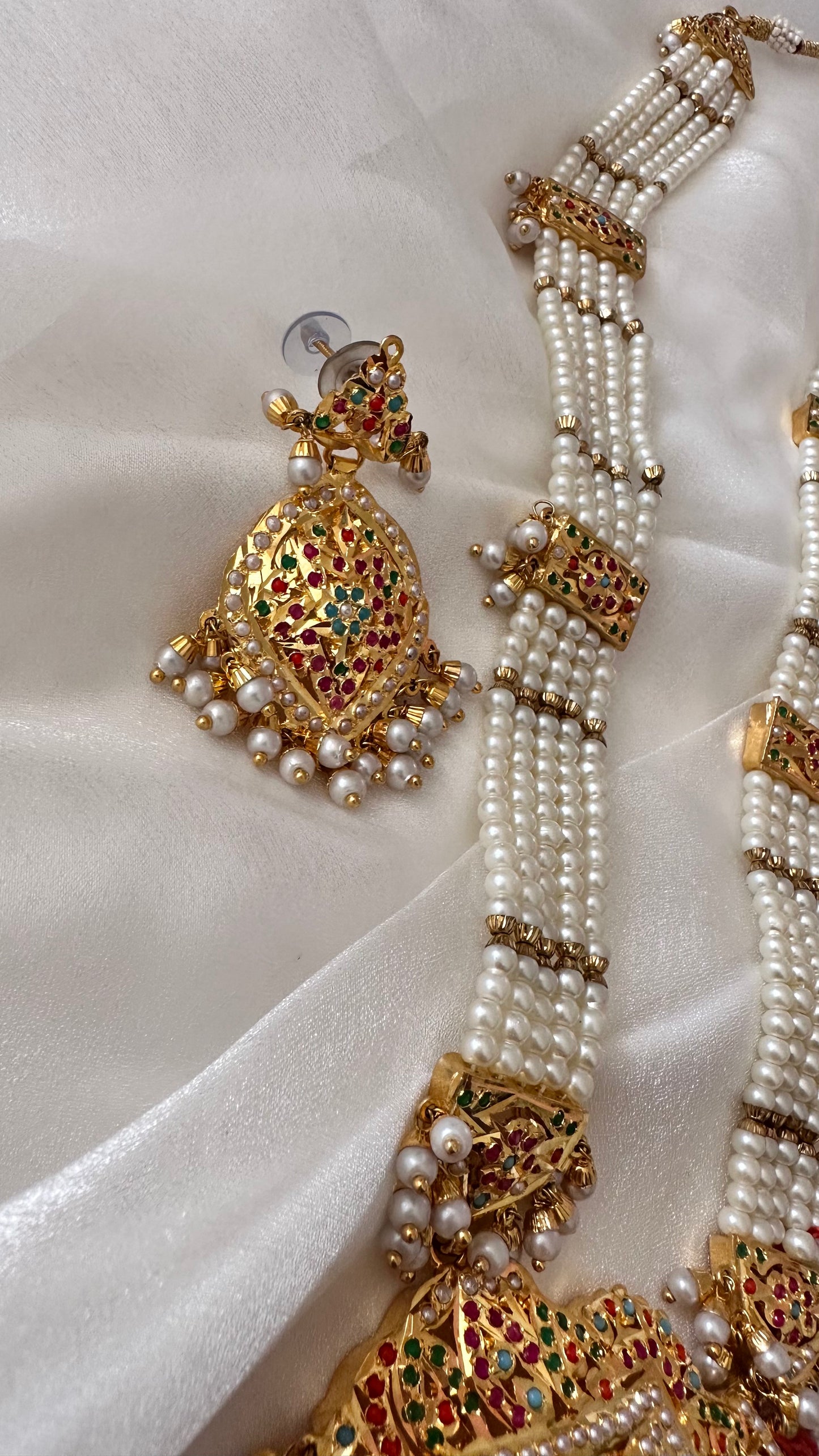 Real jadau gold plated raani haar