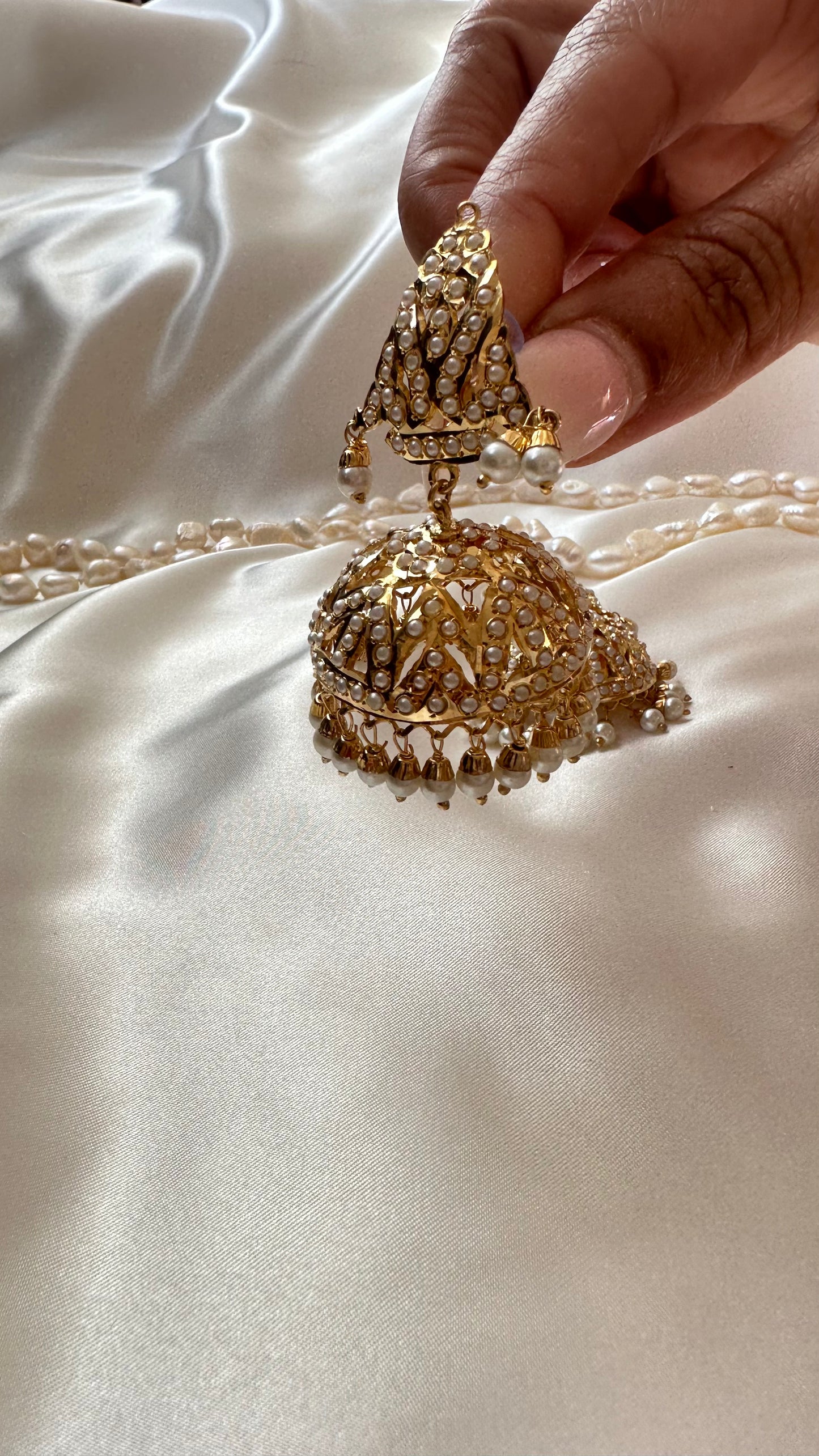 Real jadau jhumki