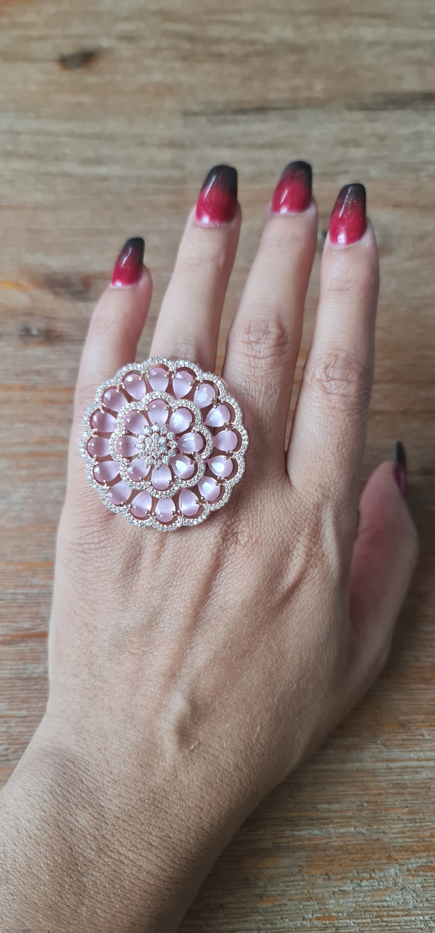 American diamond big ring