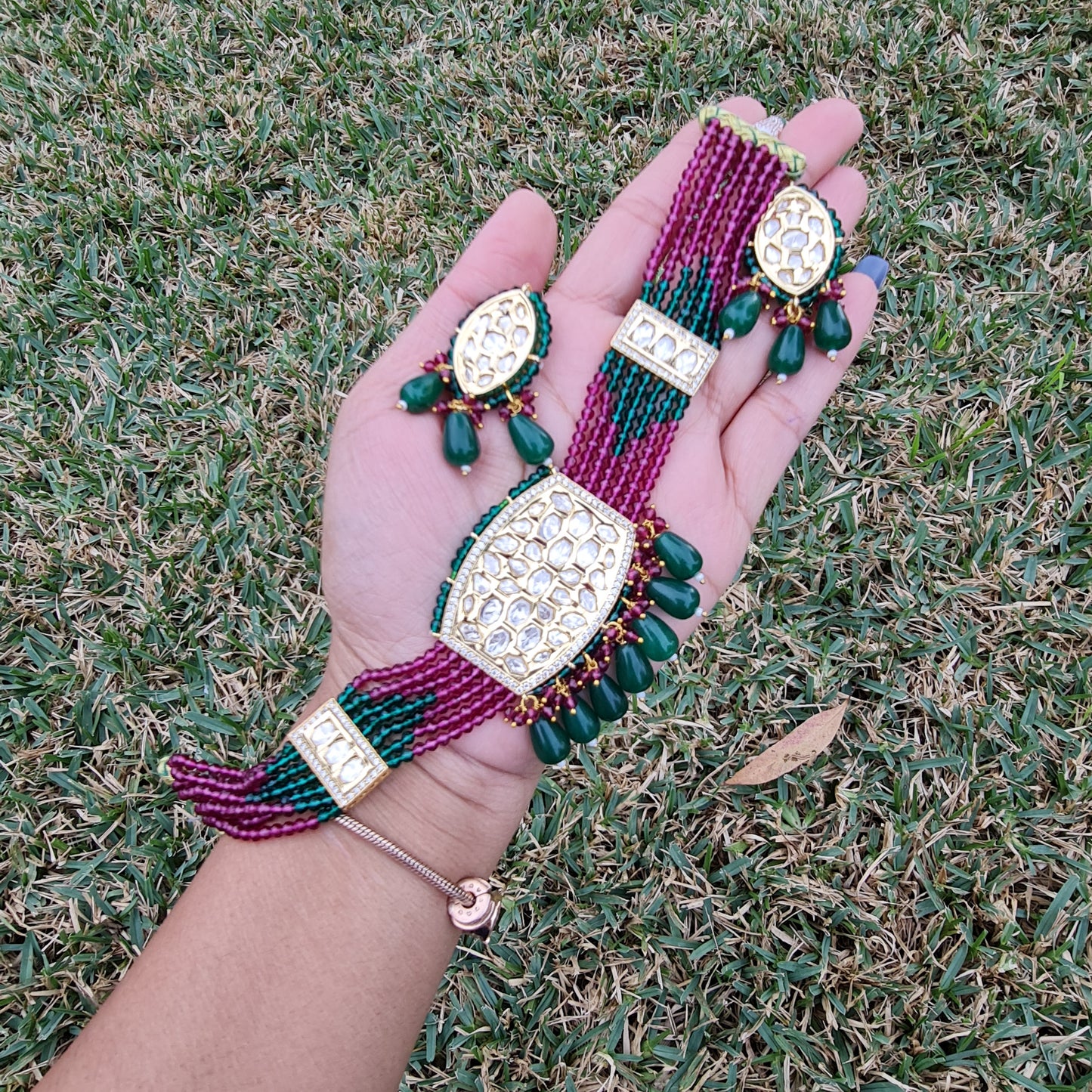 Uncut kundan choker set