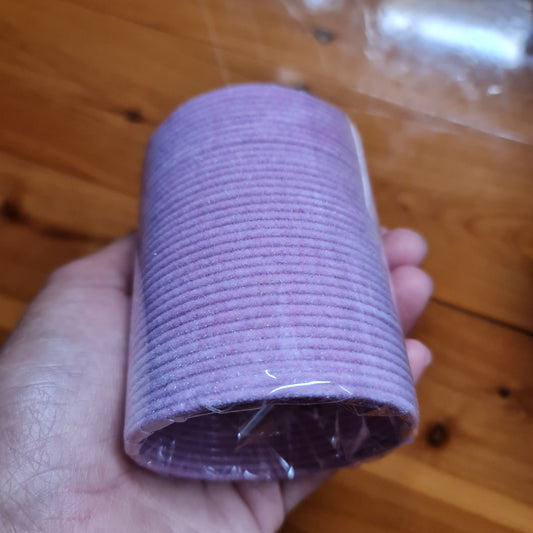 Pink Metal velvet Bangles