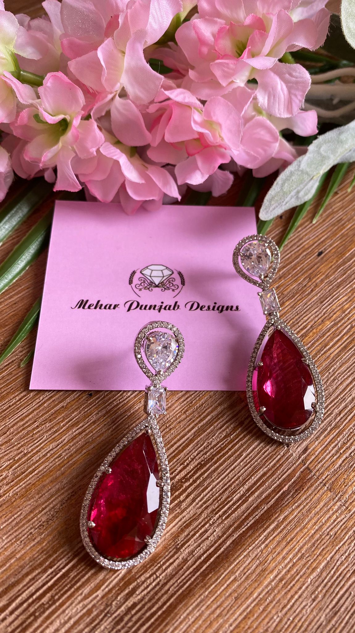 American diamond earring