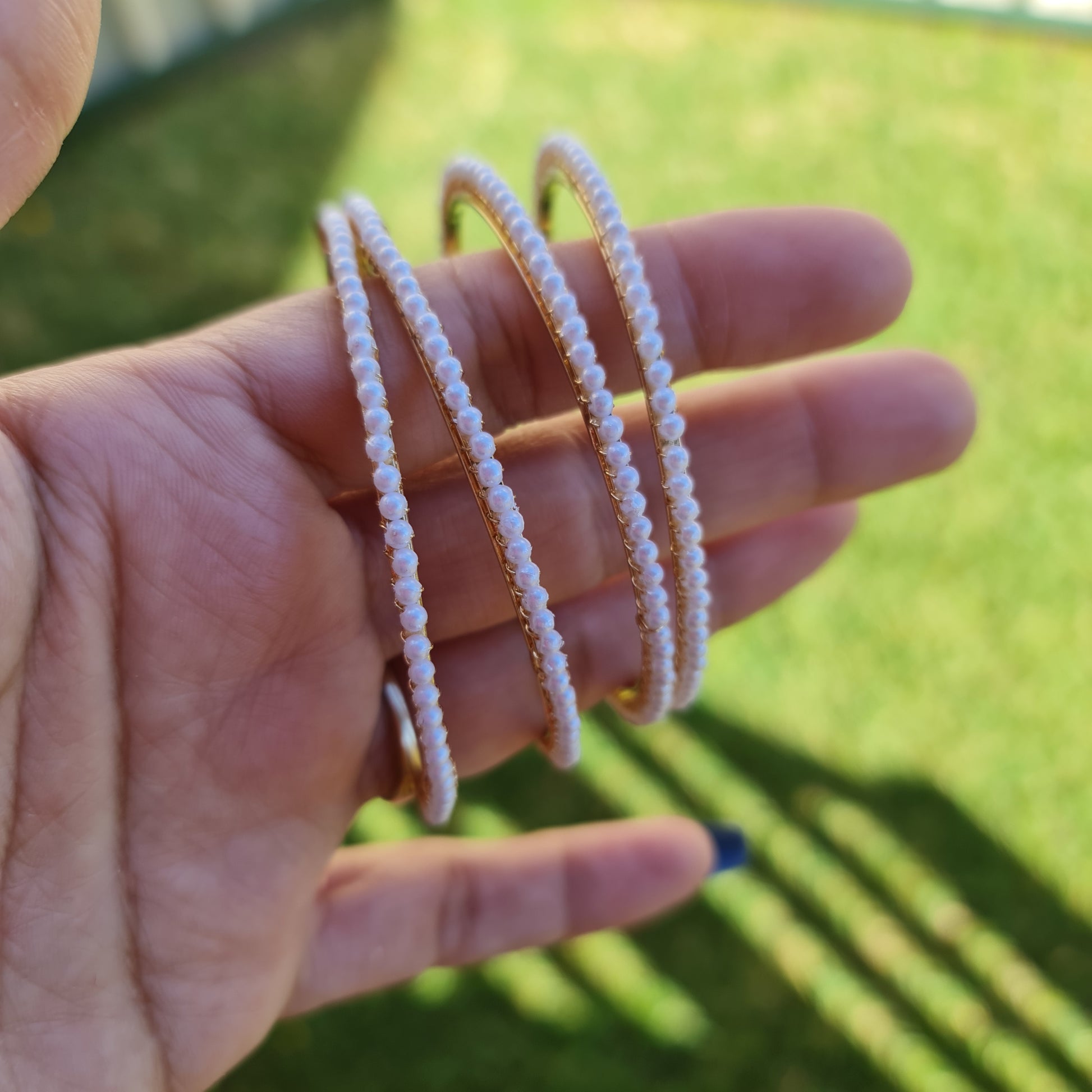 Latest Pearl Bangle Designs