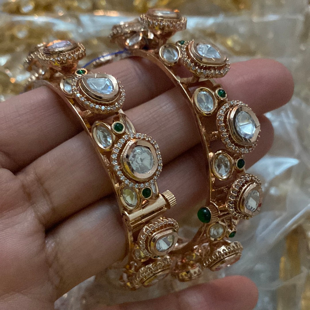 Diamond polki kangan